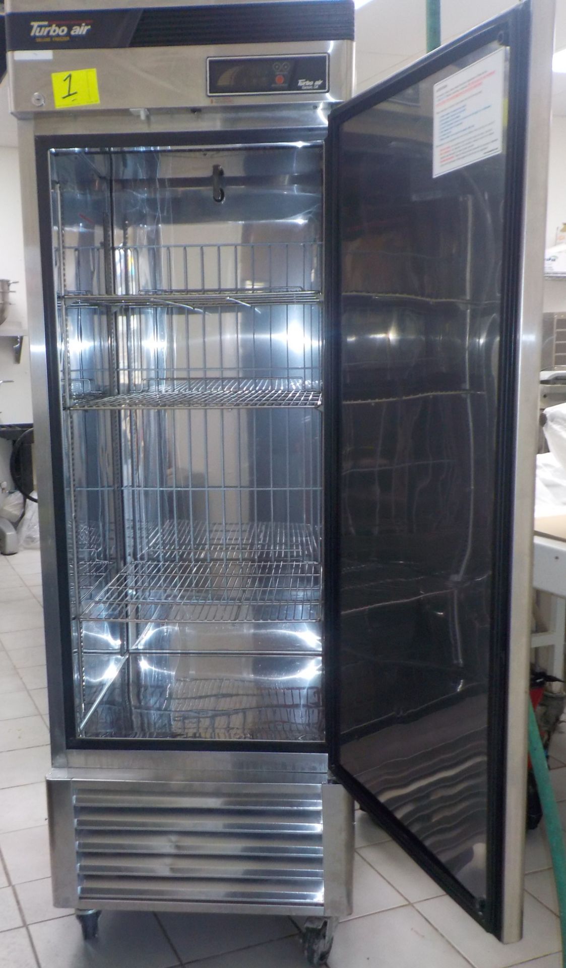 Upright Reach-in Freezer, Stainless Steel, Single Door, Turbo Air #TRF=23SD, MOBILE - Image 2 of 2