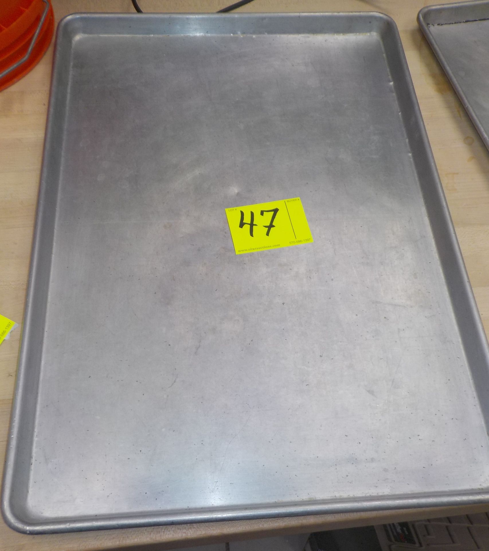 Aluminum 18” x 26” Bun Pans, (6)