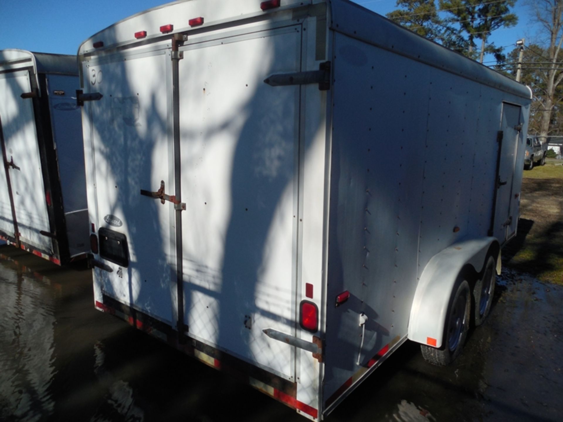 2000 LEONARD 16' enclosed utility trailer vin #4PL500G25Y1045260 - Image 3 of 3