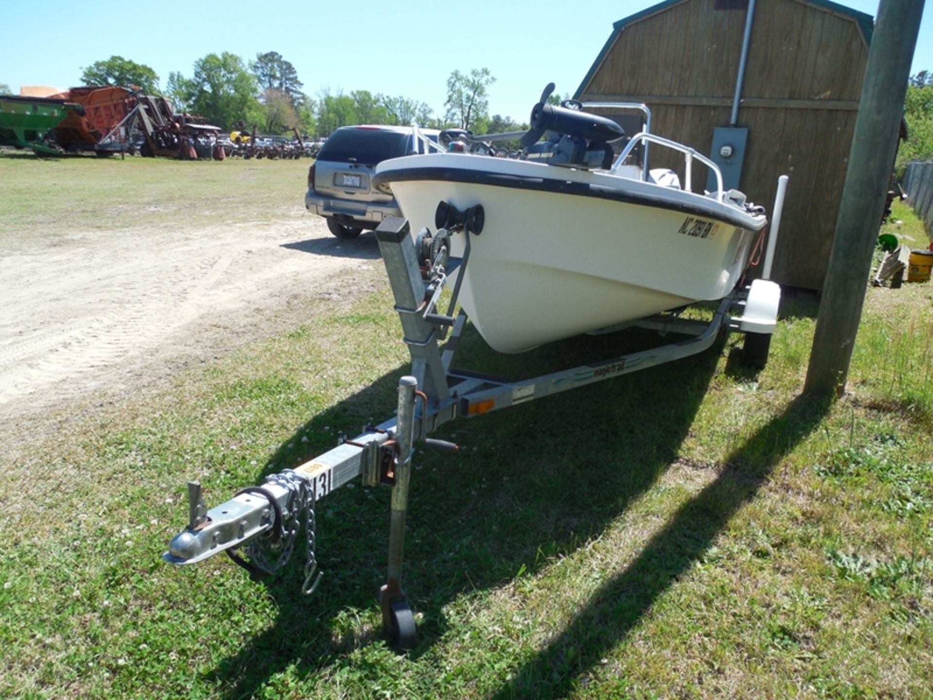 1988 16' Privateer boat with Evinrude 48SPL engine Magic Tilt trailer Boat vin# PVT16837C888 NC 2819 - Image 2 of 4