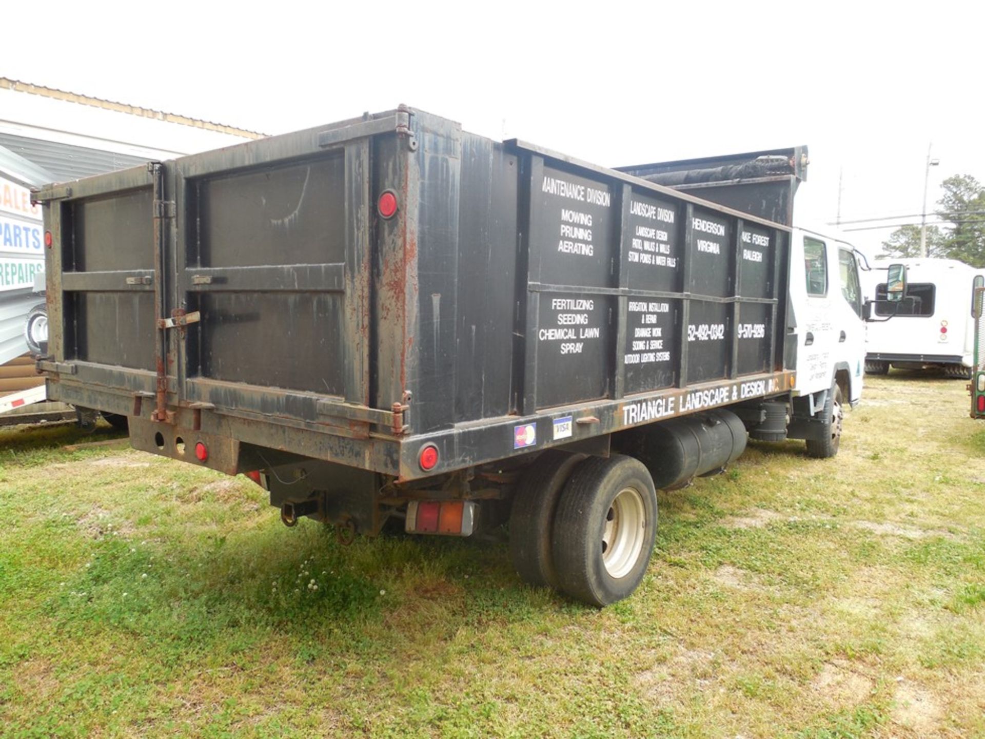 2007 Fuso FE145 4dr w/ 21' dump, 77,688 miles, vin #JL6BDH1S67K007066 - Image 4 of 5