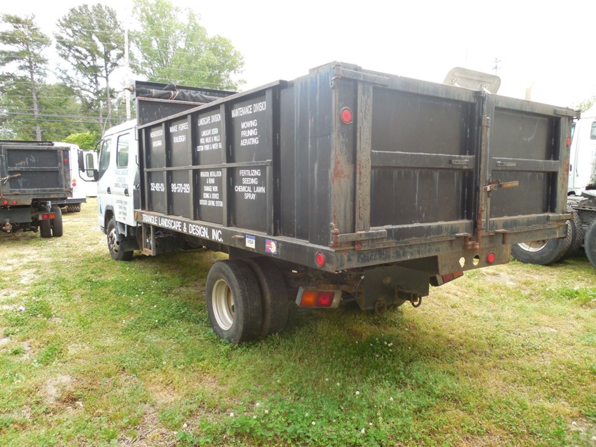 2007 Fuso FE145 4dr w/ 21' dump, 77,688 miles, vin #JL6BDH1S67K007066 - Image 5 of 5