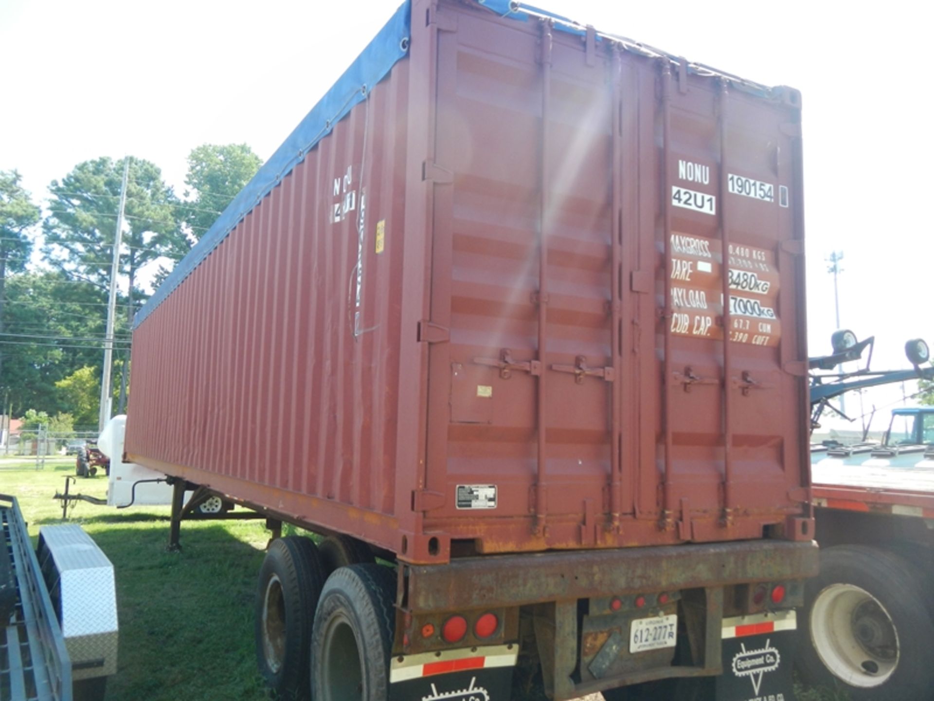 45' steel open top container trailer - Image 4 of 4