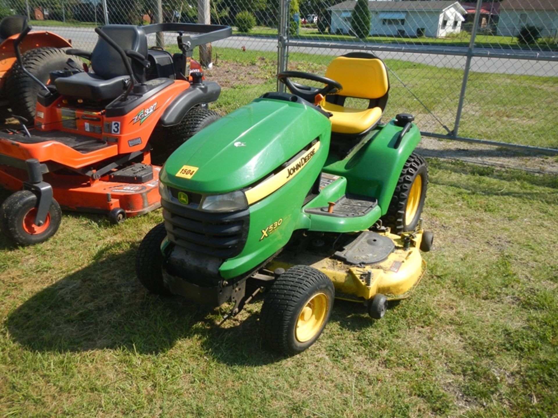 DEERE X530 54" multi-terrain mower 161 hrs power steering