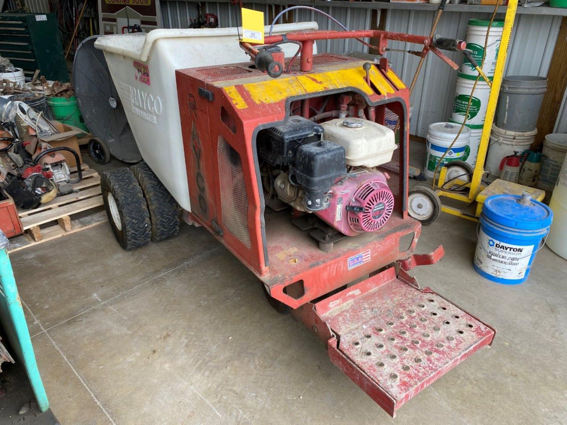 Rayco Haulmaster Power buggy, model and serial is unavailable, Honda 13 hp gas powered engine,