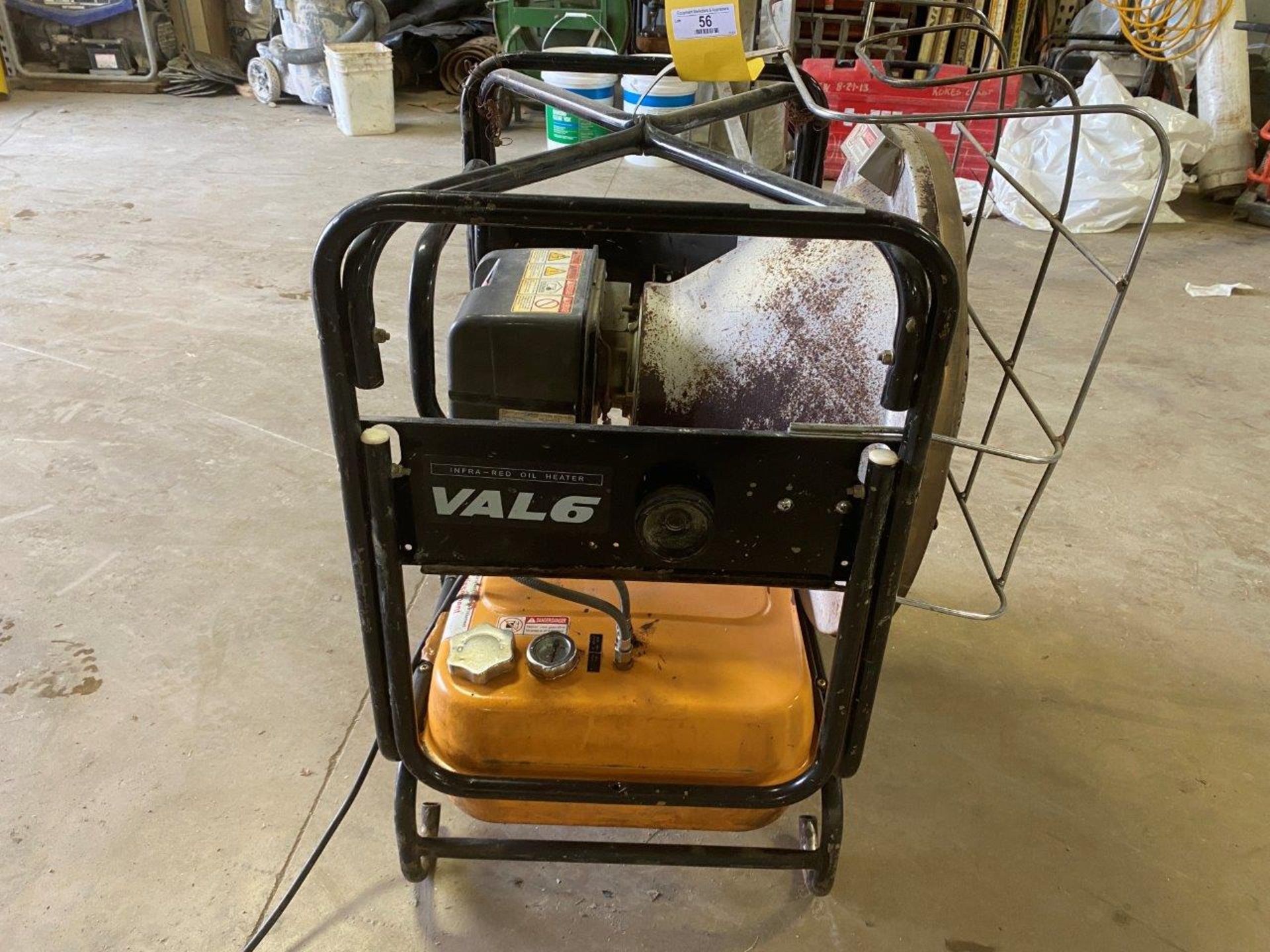 VAL 6 portable space heater, 120 V, uses kerosene, on/off switch. - Image 2 of 5