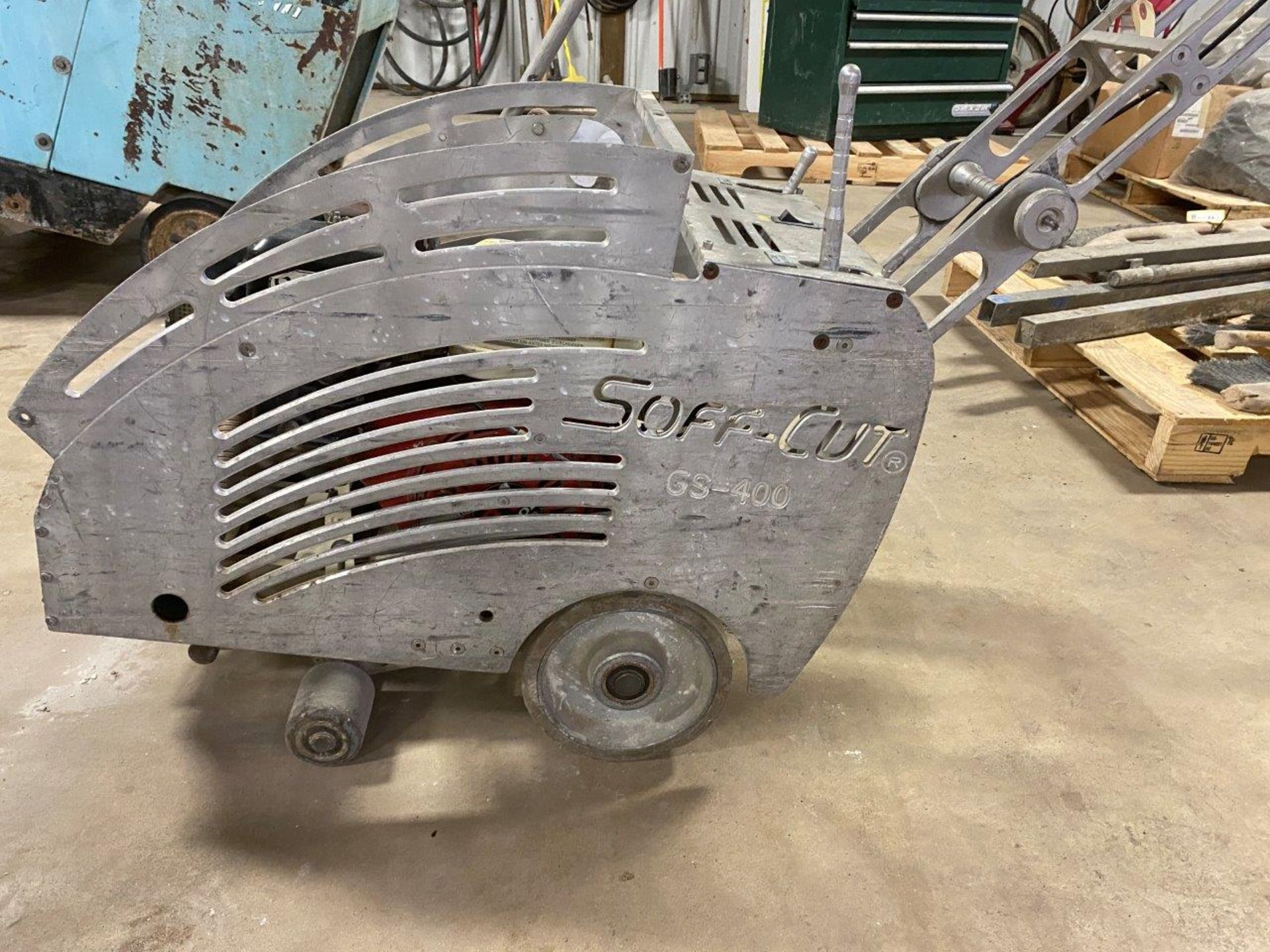 Soff Cut concrete saw, model DS 400, SN 1040, Honda gas powered engine, manual start, manual - Image 4 of 6