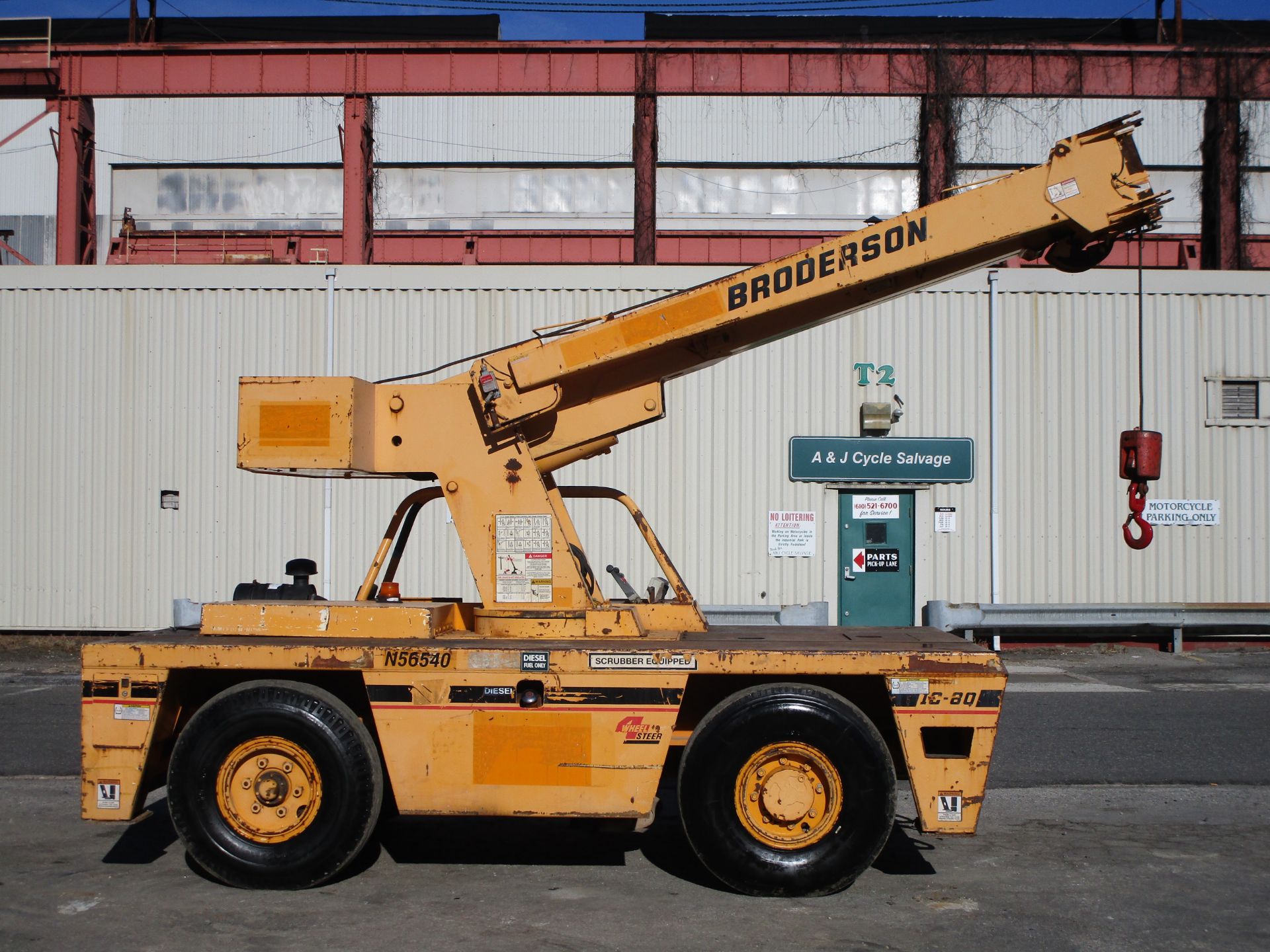 2008 Broderson IC-80-2G 40' Carry Deck Crane