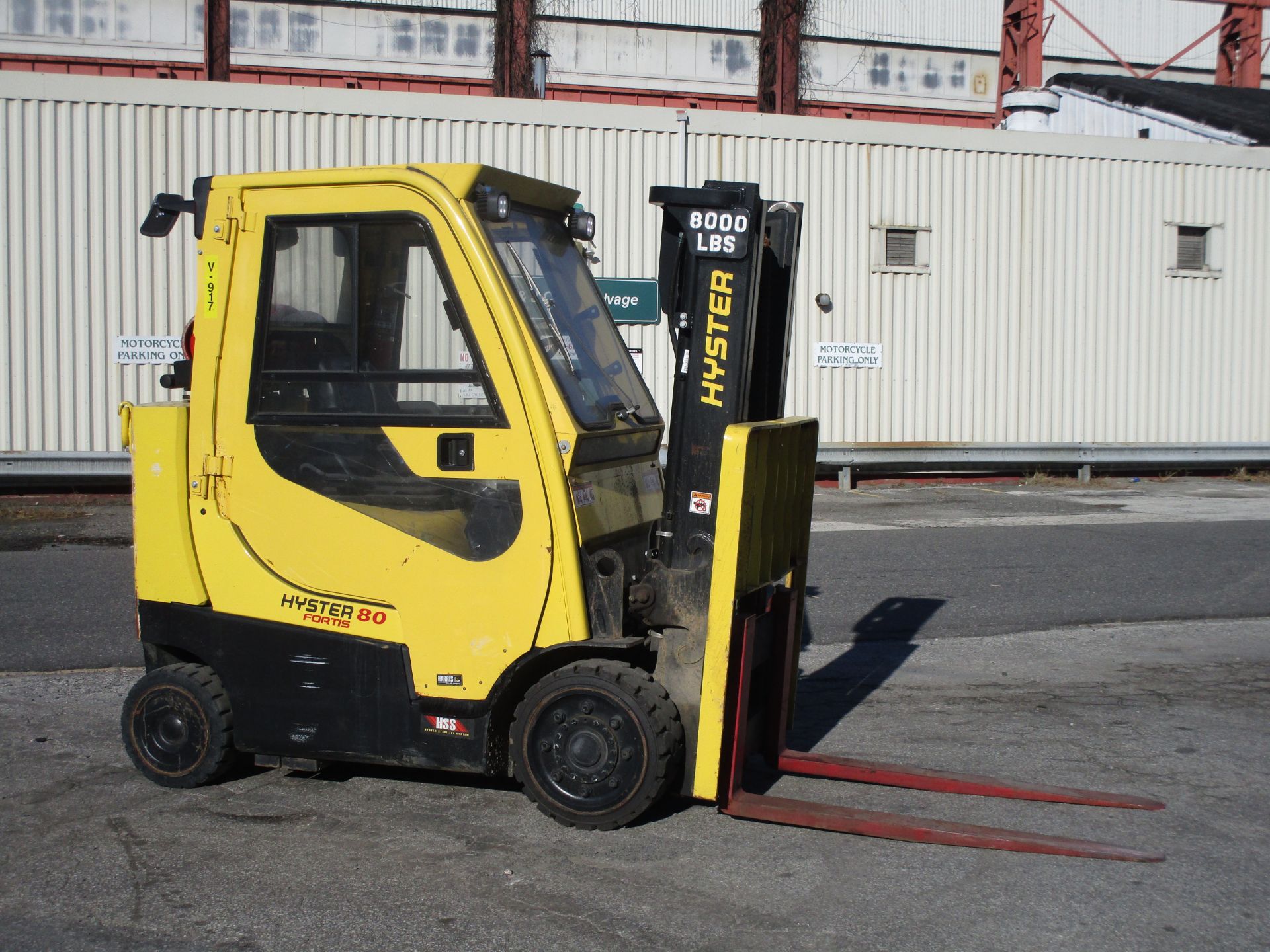 2016 Hyster S80FTBCS 8,000lb Forklift Only 179 Hours - Image 9 of 17