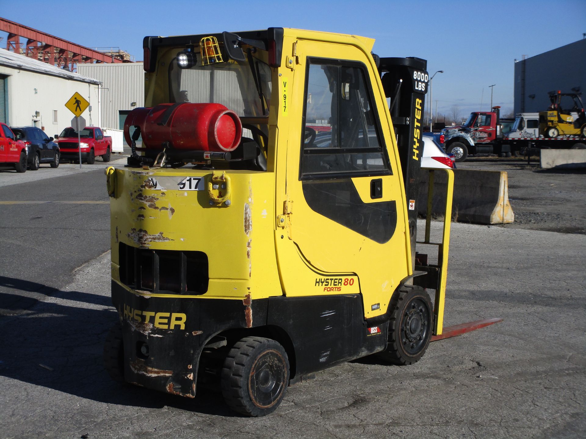 2016 Hyster S80FTBCS 8,000lb Forklift Only 179 Hours - Image 7 of 17