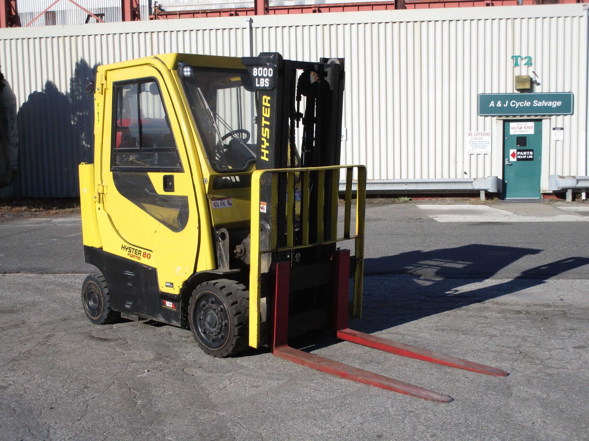 2016 Hyster S80FTBCS 8,000lb Forklift Only 179 Hours - Image 10 of 17