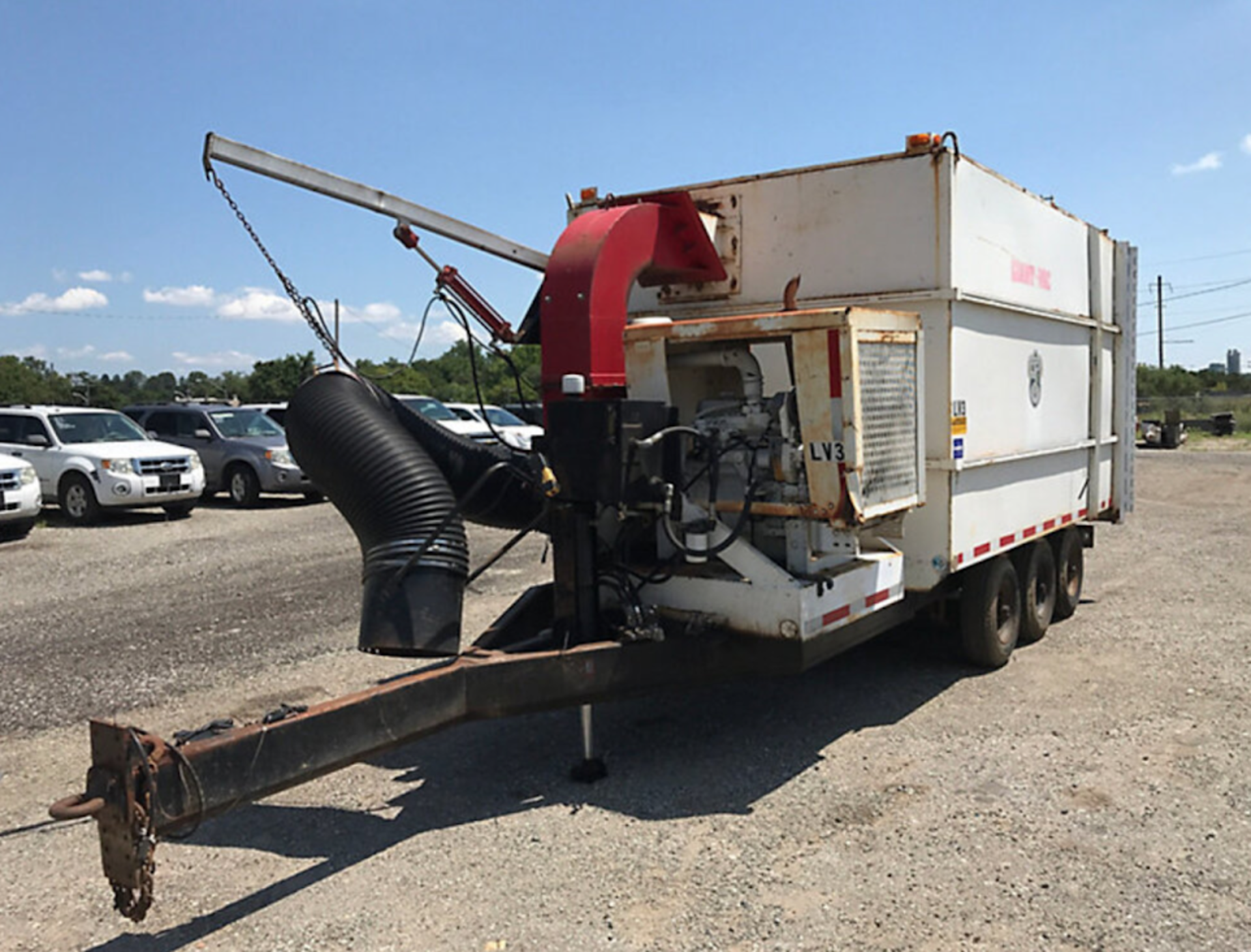 1999 GiantVac 6600DTR2 TA Leaf Vacuum Sucker Dump Trailer Unit