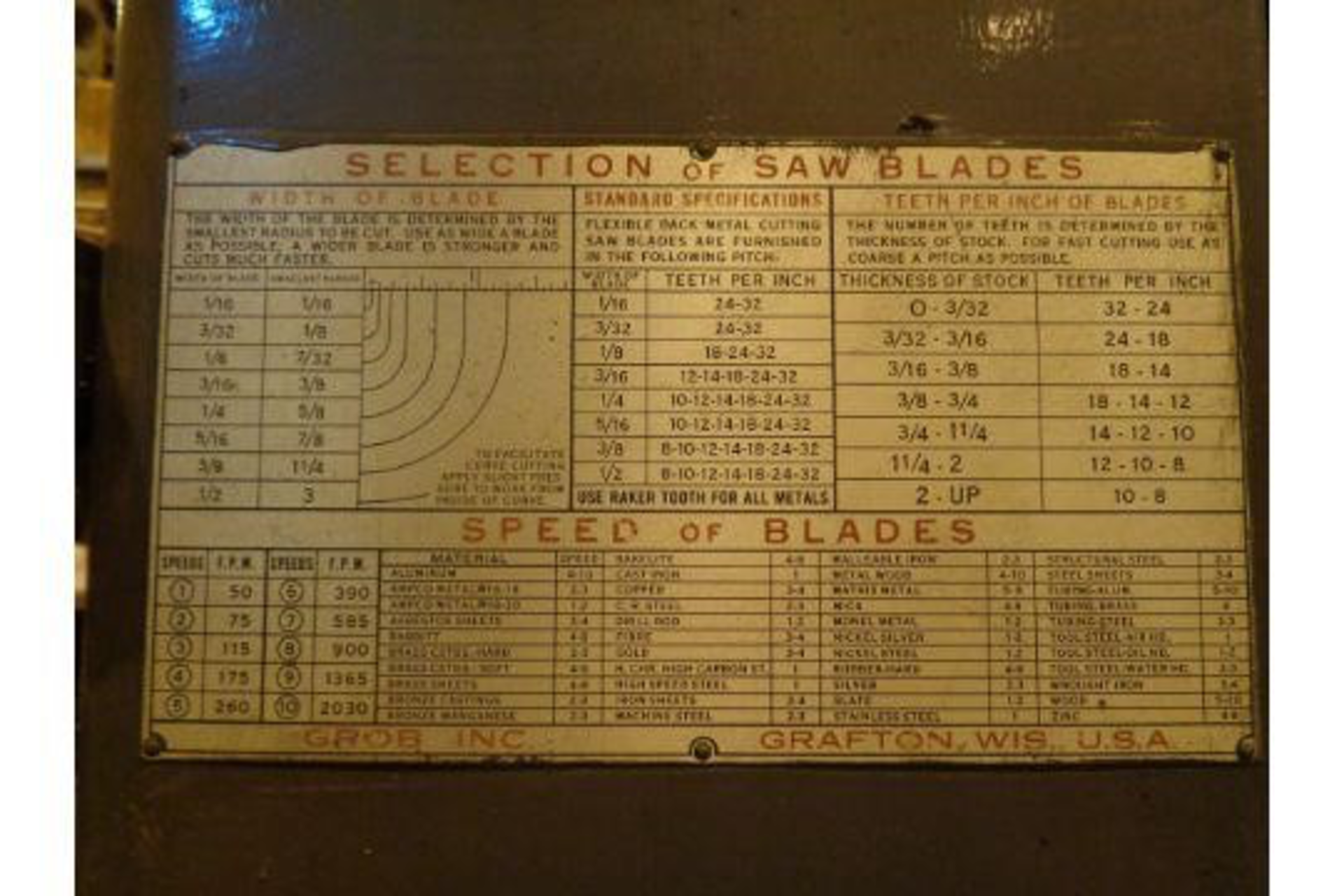 Rod Vertical Band Saw - Image 4 of 4