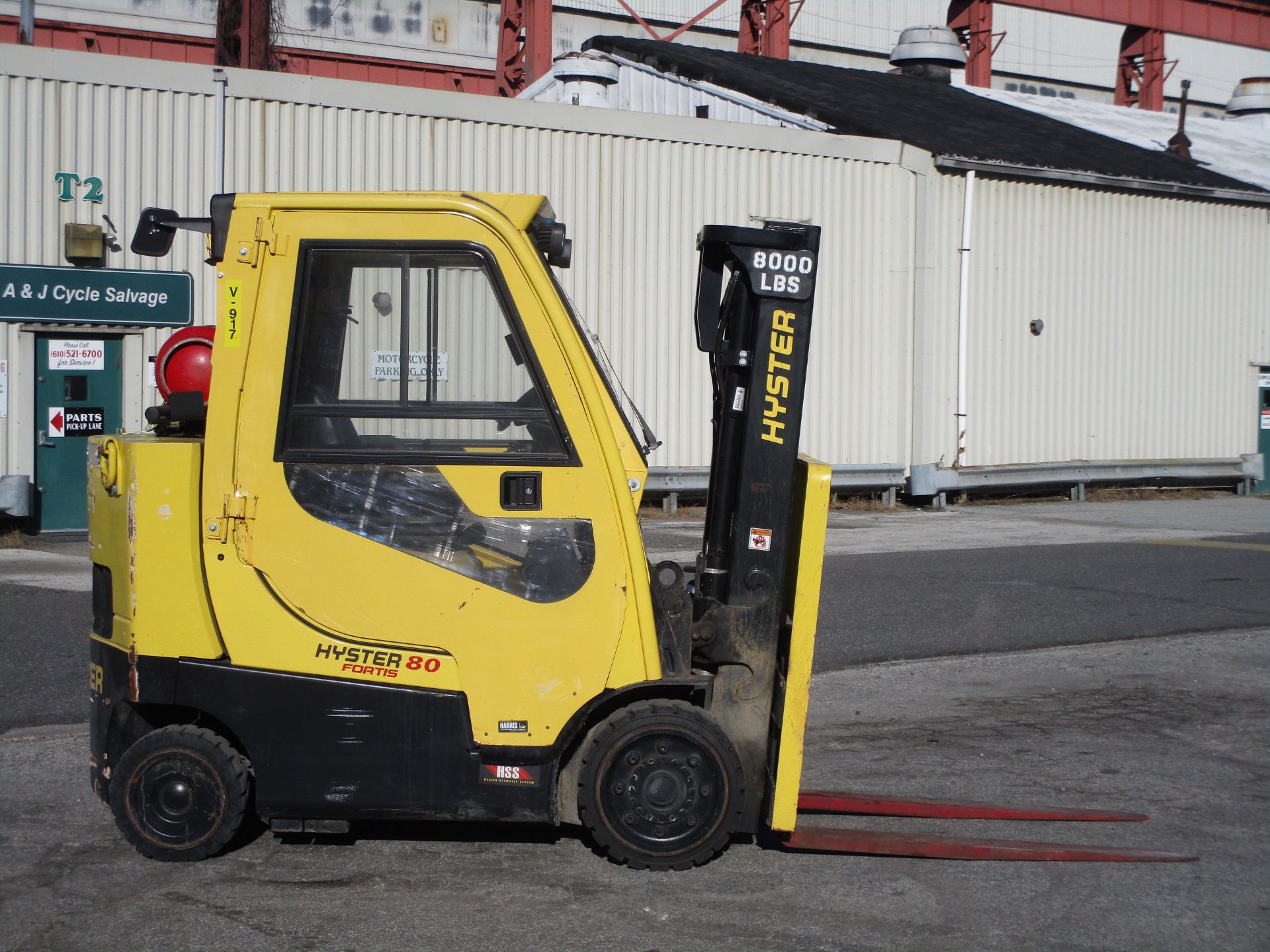 2016 Hyster S80FTBCS 8,000lb Forklift Only 179 Hours - Image 6 of 17