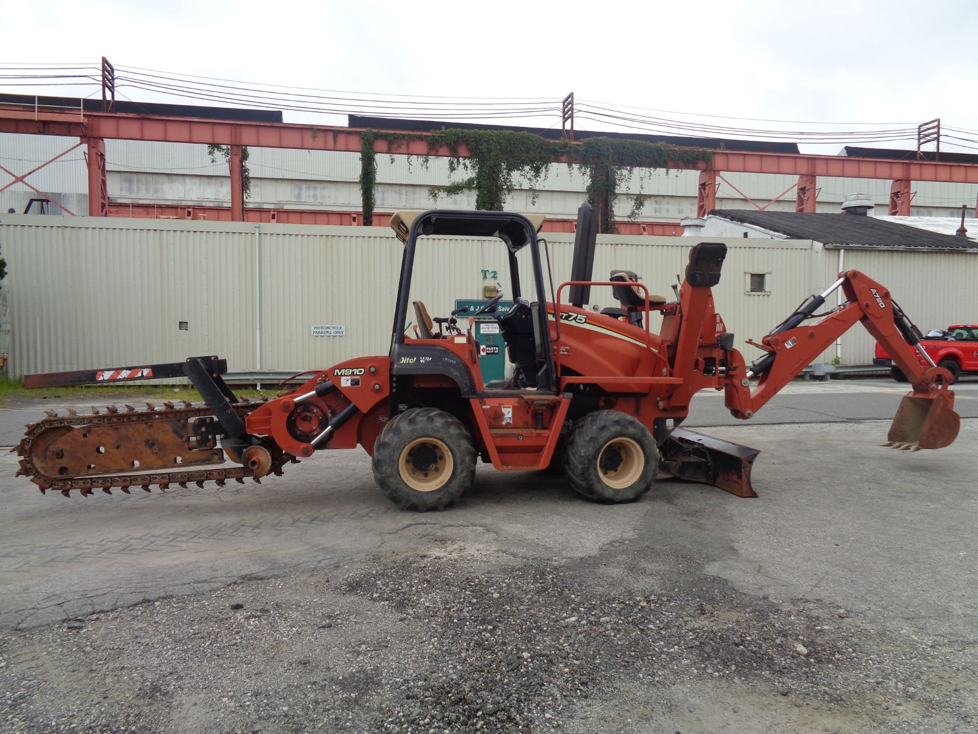 2008 Ditch Witch RT75 Trencher Backhoe - Image 12 of 18