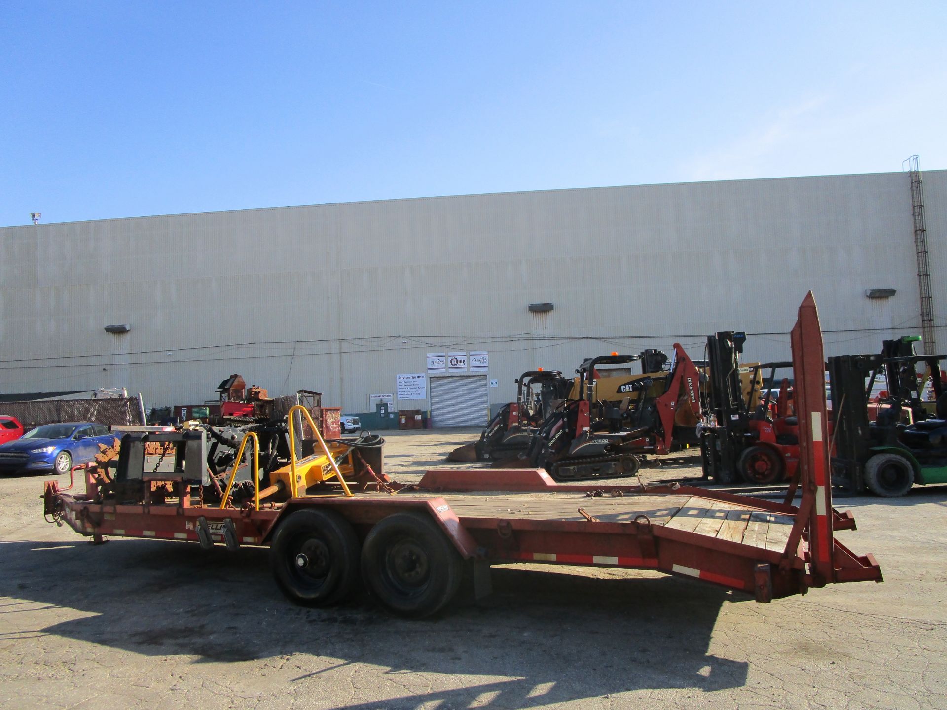 2011 Ditch Witch XT1600 Backhoe with Trailer and Attachments - Image 19 of 24