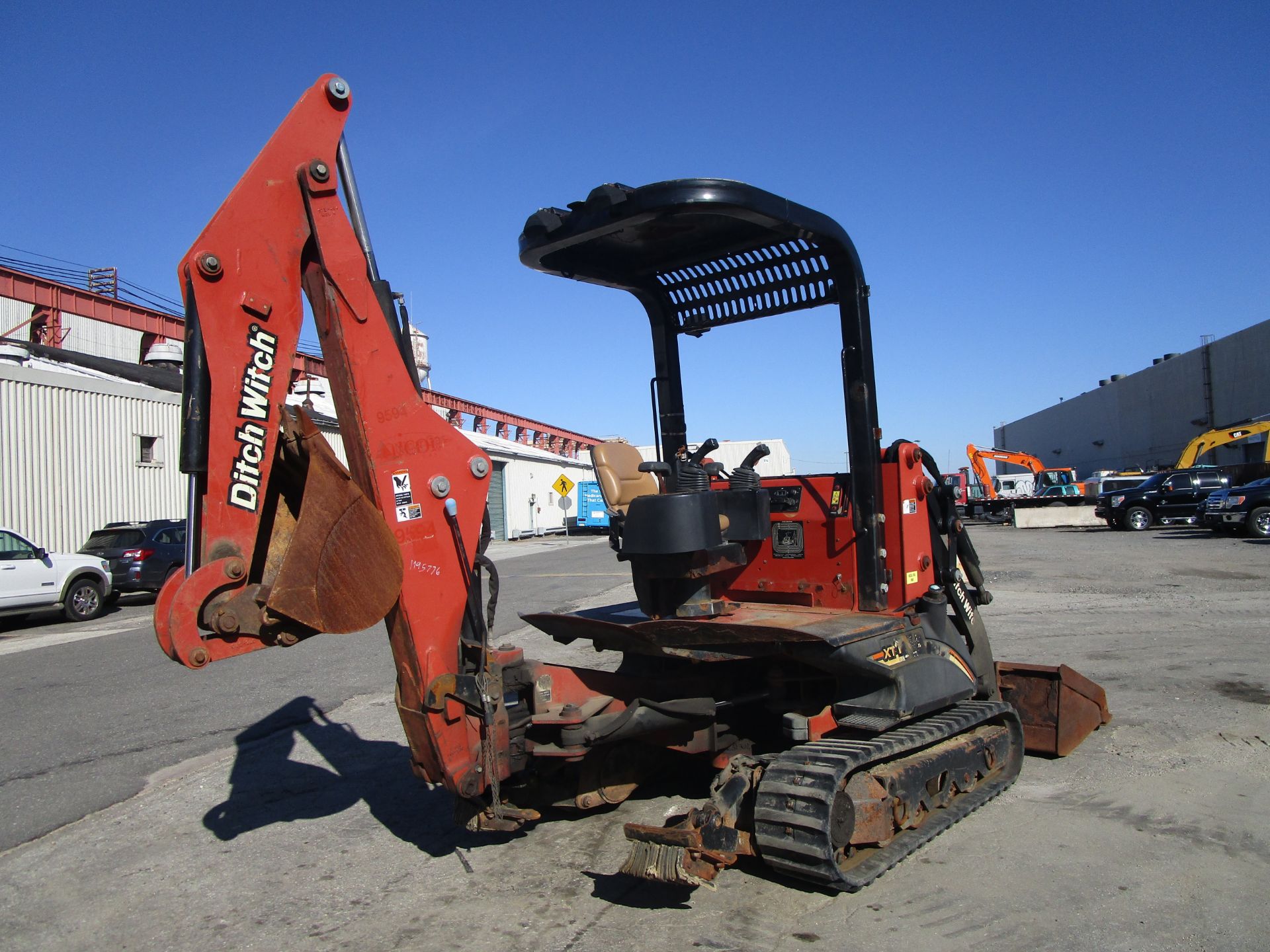 2011 Ditch Witch XT1600 Backhoe with Trailer and Attachments - Image 2 of 24