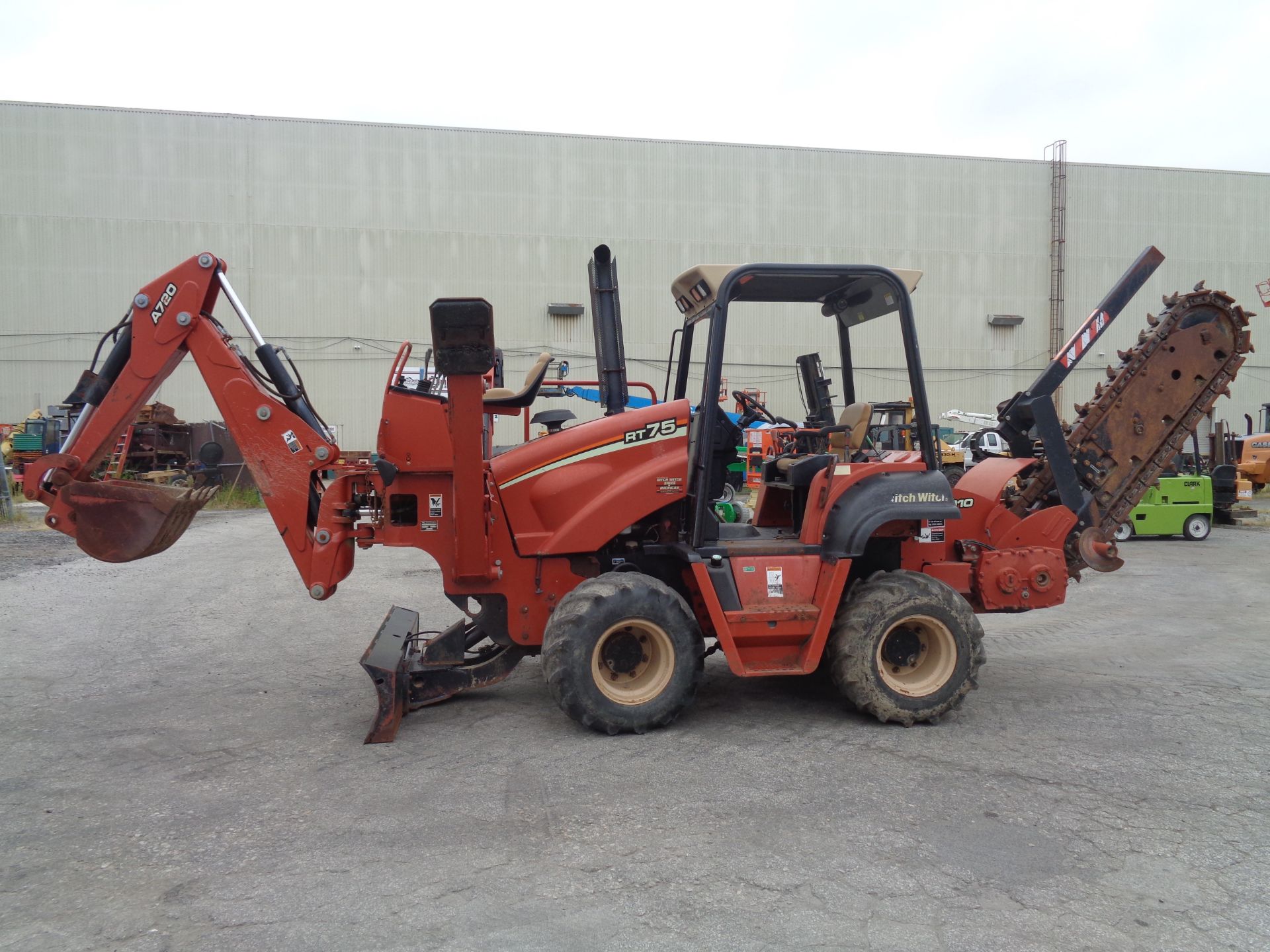 2008 Ditch Witch RT75 Trencher Backhoe - Image 7 of 18