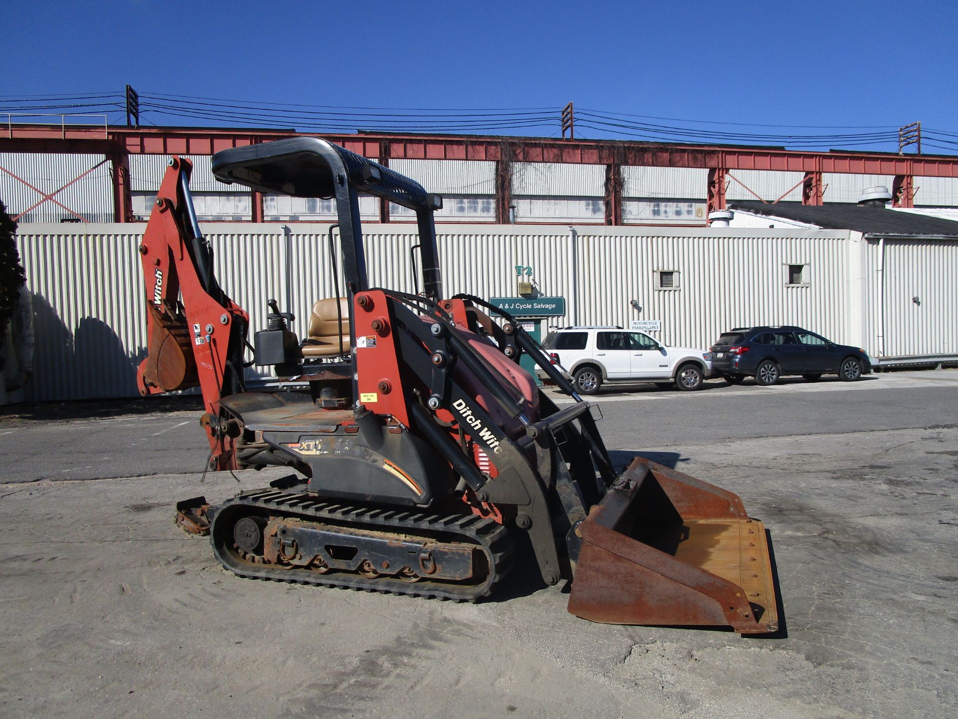 2011 Ditch Witch XT1600 Backhoe with Trailer and Attachments - Image 4 of 24