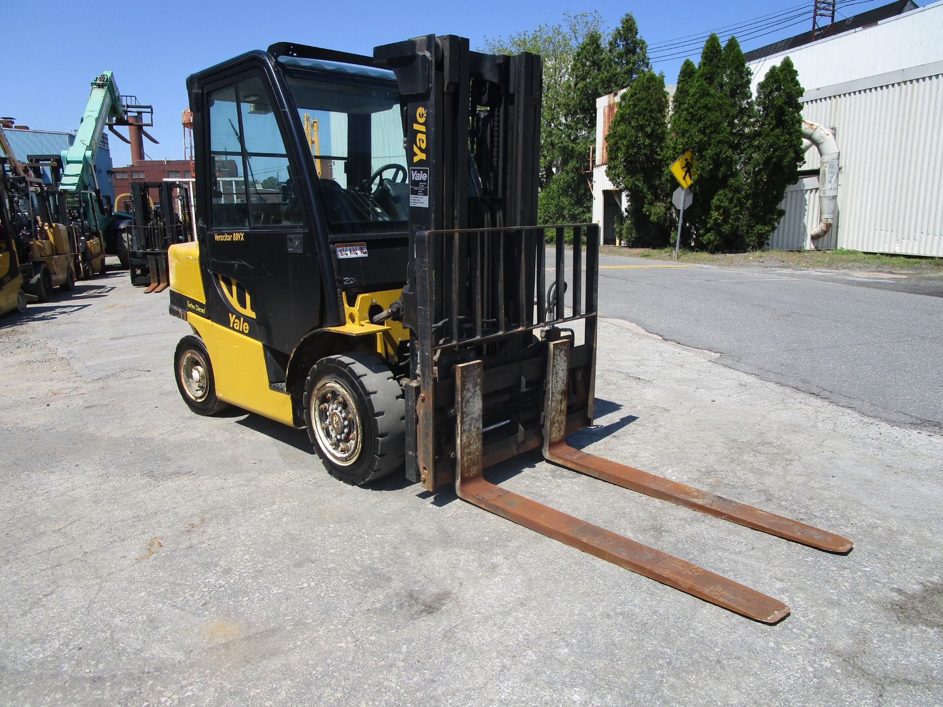 2012 Yale GDP080VX 8,000 lb Forklift - Image 4 of 18