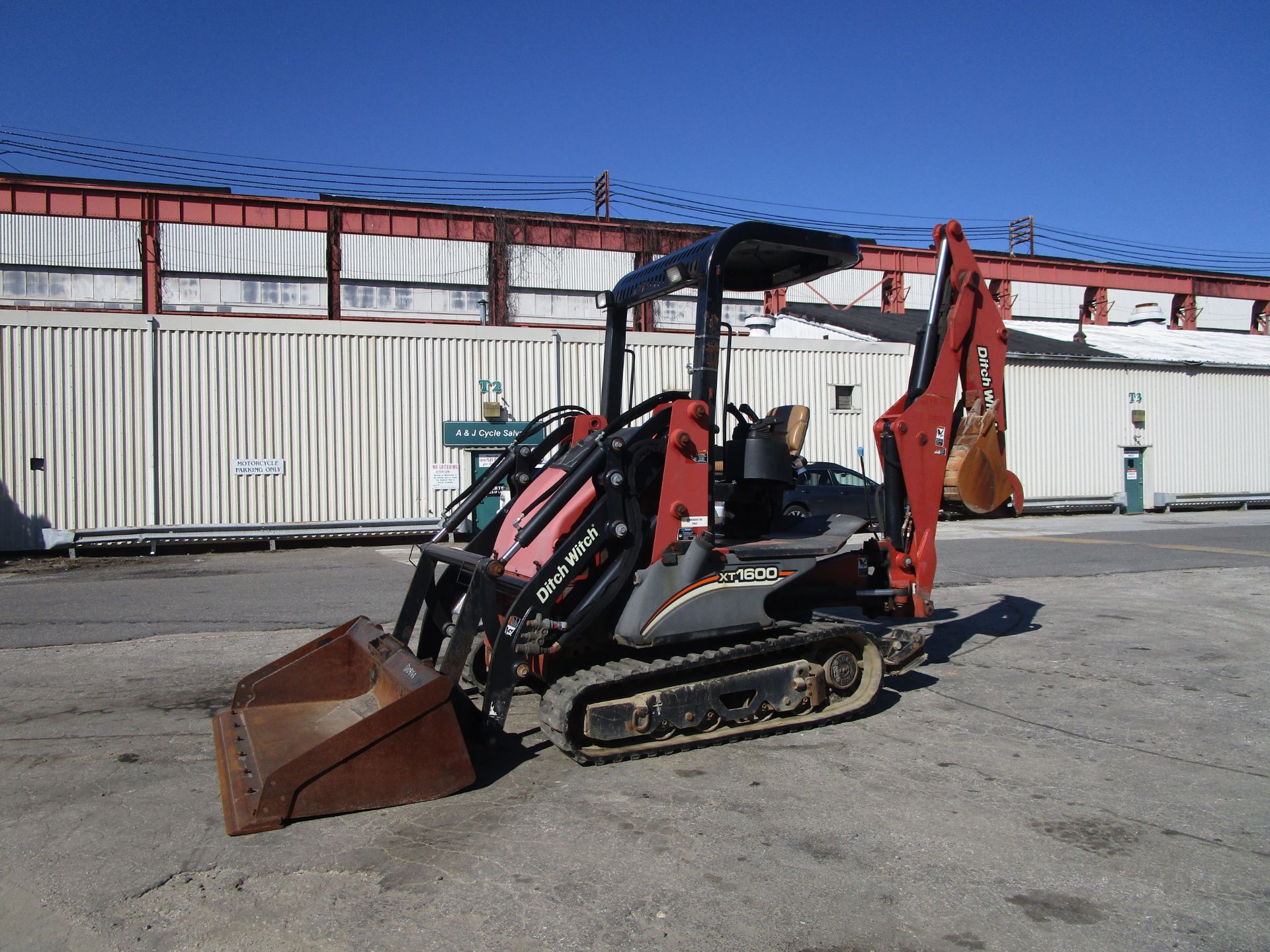 2011 Ditch Witch XT1600 Trencher Backhoe w/ Trailer - Image 12 of 41