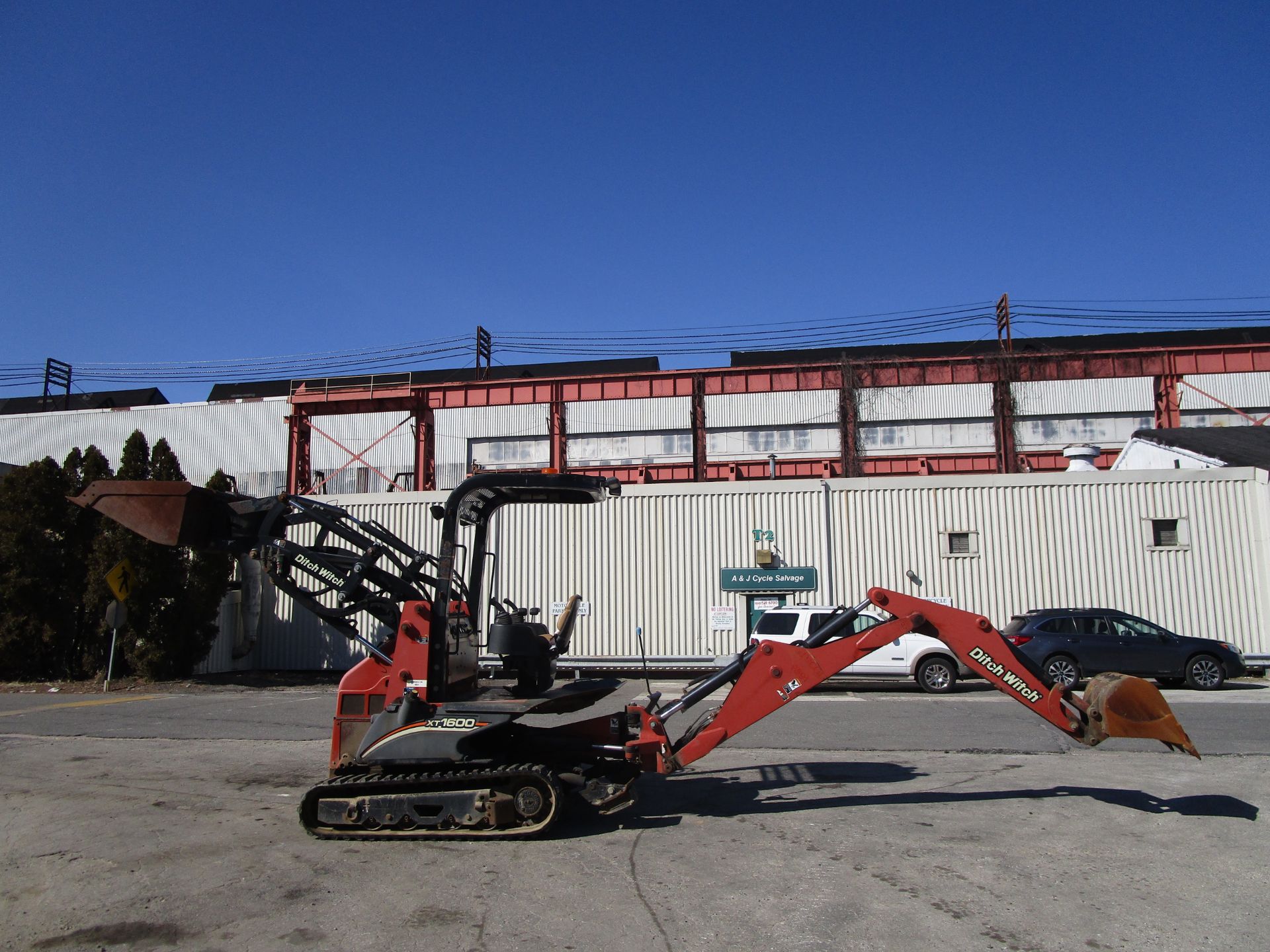 2011 Ditch Witch XT1600 Trencher Backhoe w/ Trailer - Image 18 of 41