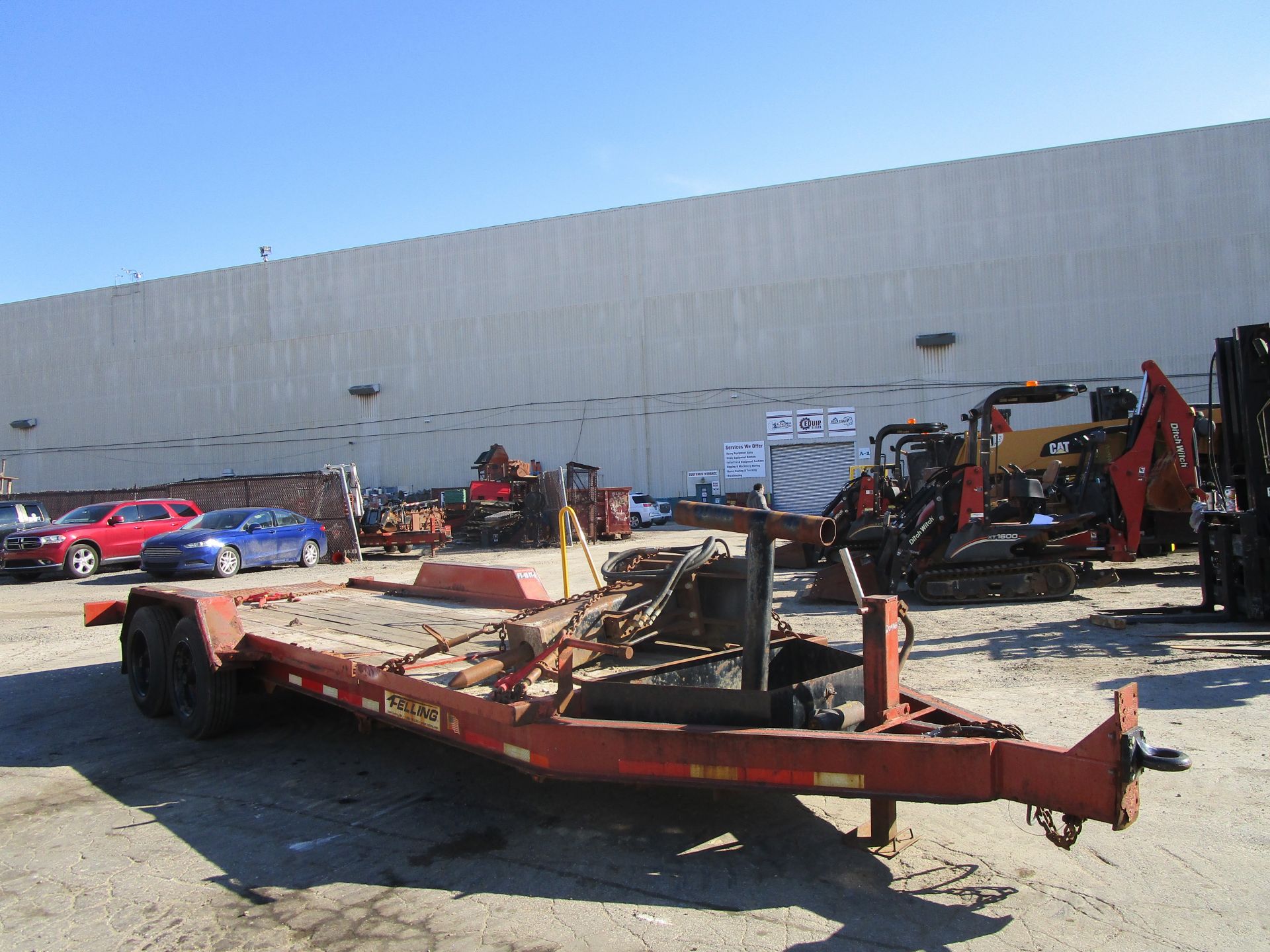 2011 Ditch Witch XT1600 Trencher Backhoe w/ Trailer - Image 34 of 41