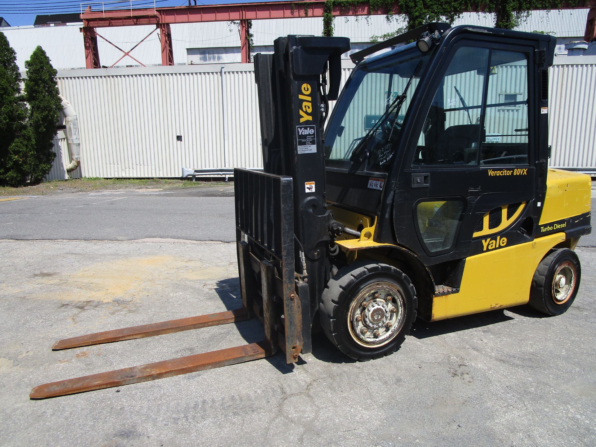 2012 Yale GDP080VX 8,000 lb Forklift - Image 9 of 18