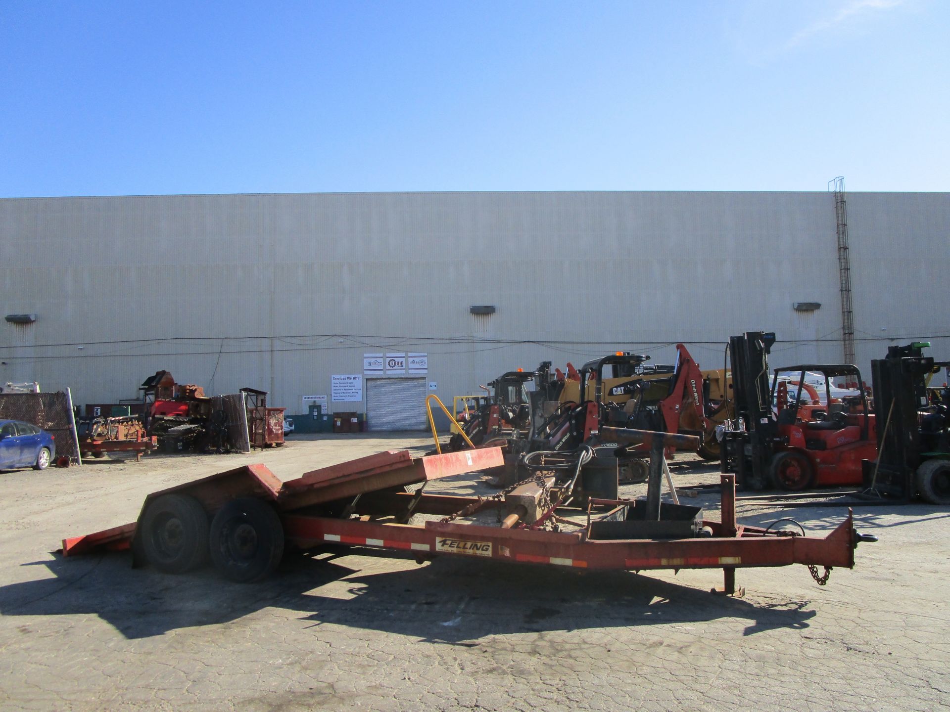 2011 Ditch Witch XT1600 Trencher Backhoe w/ Trailer - Image 41 of 41