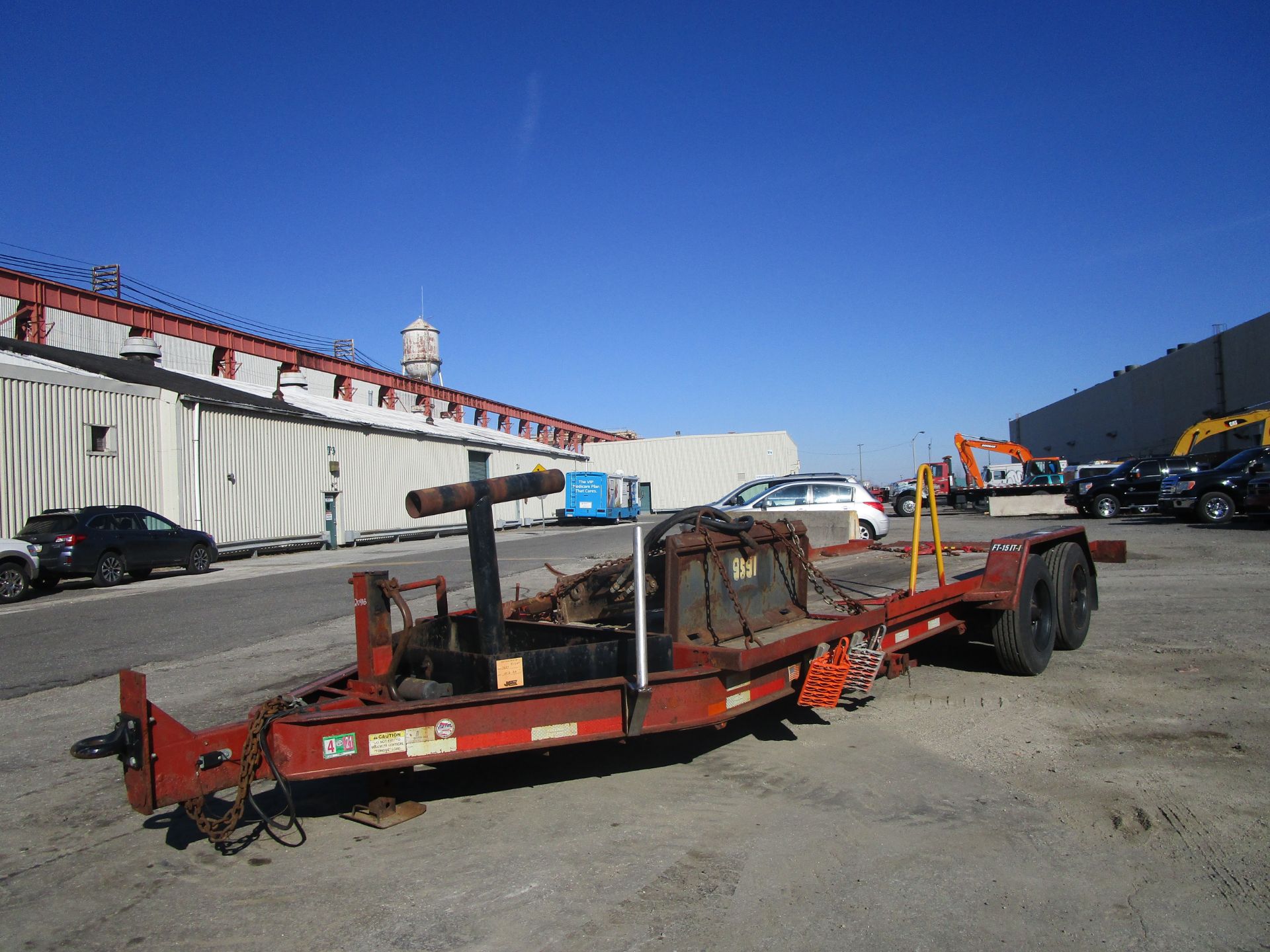 2011 Ditch Witch XT1600 Trencher Backhoe w/ Trailer - Image 29 of 41