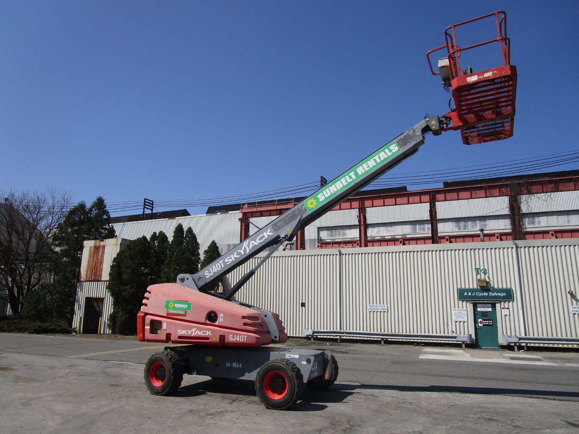 2014 Skyjack SJ40T Boom Lift- Located in Lester, PA - Image 2 of 8