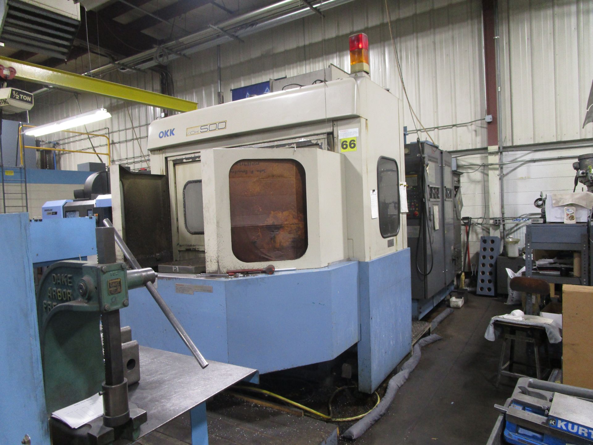 JRB #66 OKK KCH-500 Horizontal Machining Center- Located in Chalfont, PA - Image 3 of 15