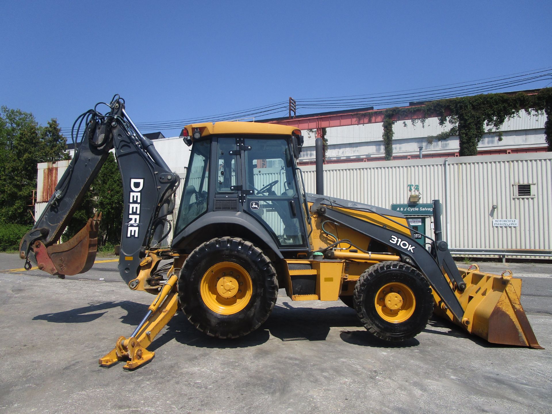 2014 John Deere 310K 4x4 Tractor Loader Extendahoe - Image 4 of 8