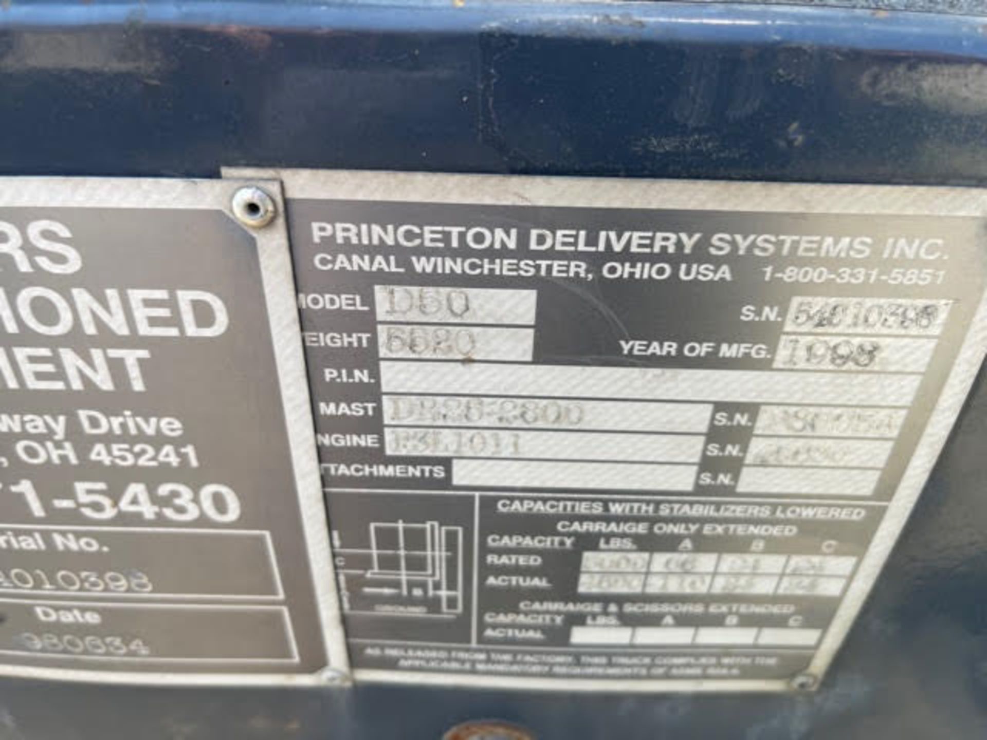 Princeton Piggyback Forklift - Image 5 of 5