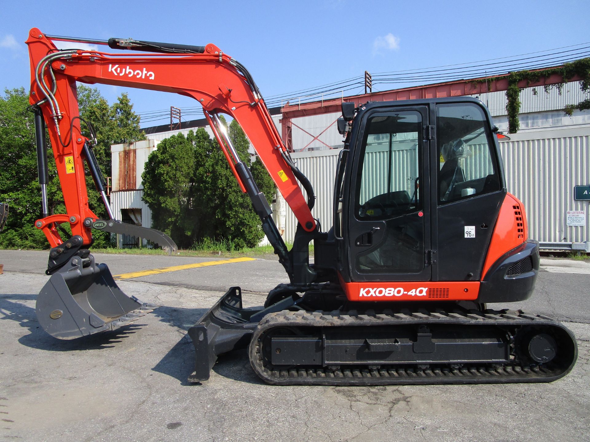 2018 KUBOTA KX080-4 HYDRAULIC EXCAVATOR