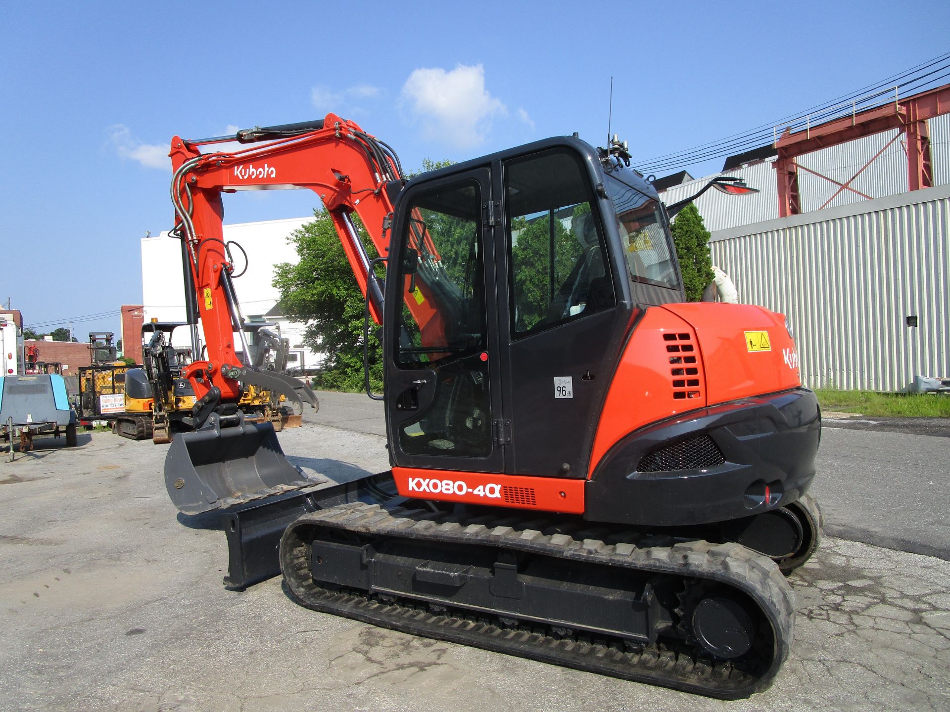 2018 KUBOTA KX080-4 HYDRAULIC EXCAVATOR - Image 3 of 10