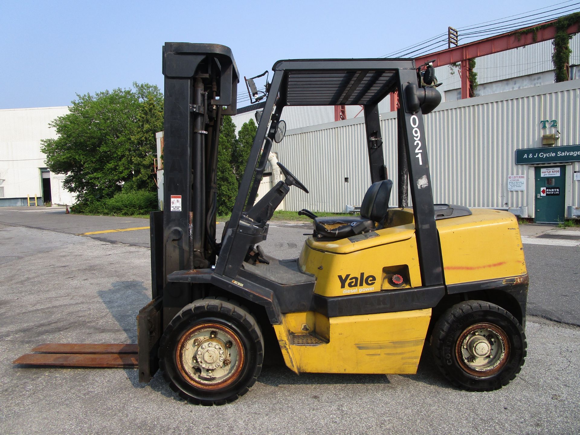 Yale GDP080LJ 8,000 lb Forklift - Image 4 of 11