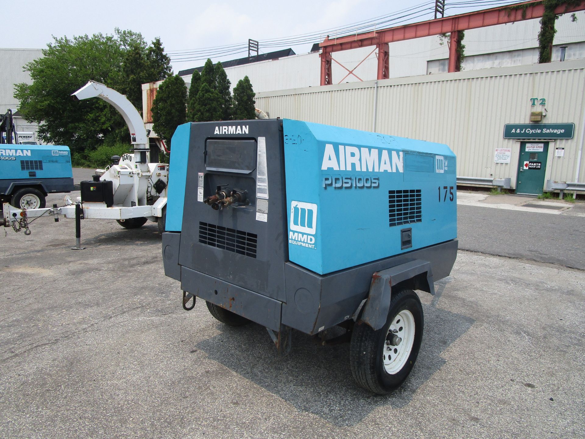 Airman PDS100S Towable Air Compressor - Image 5 of 11