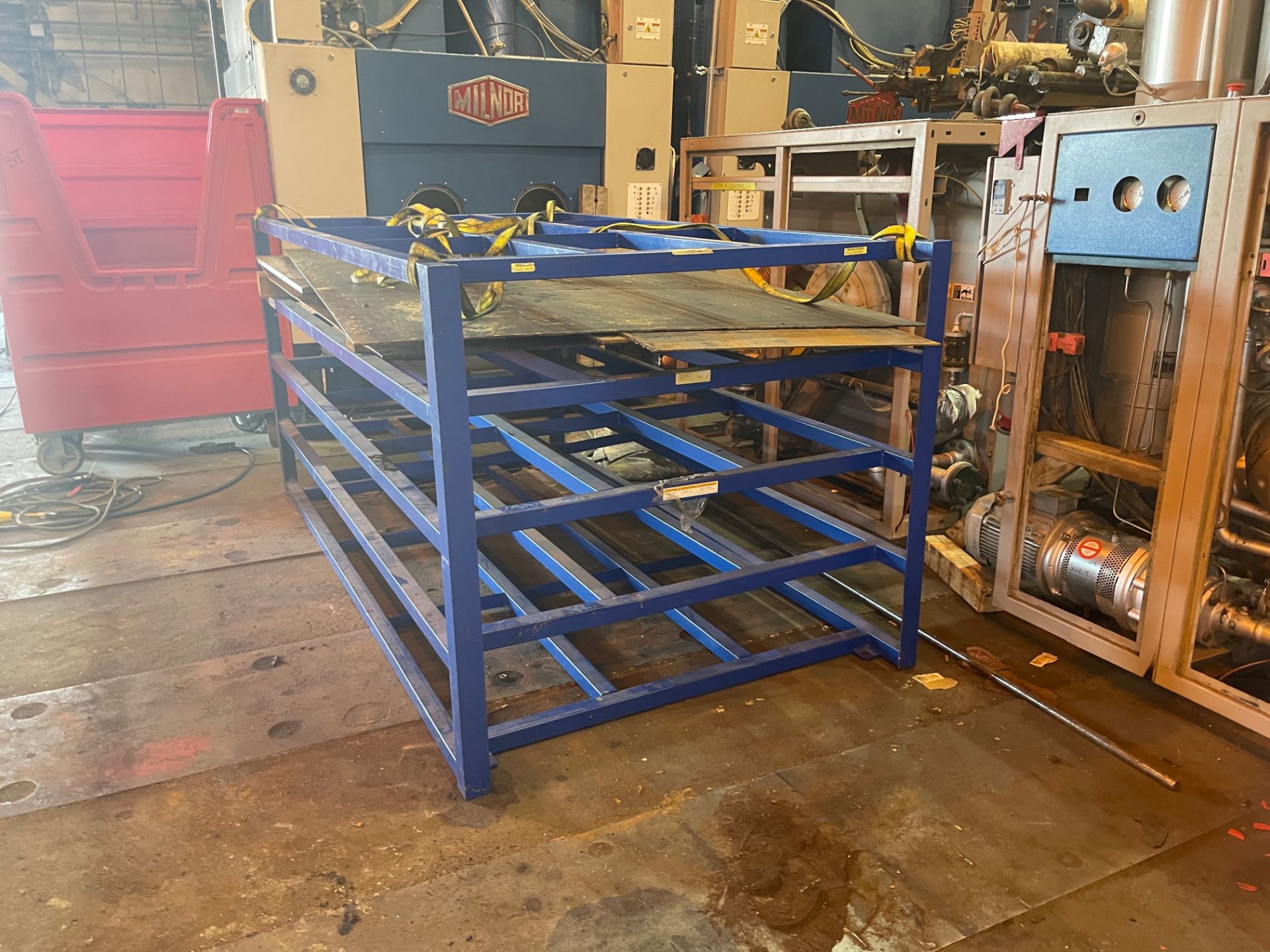 Blue Steel Rack - Image 2 of 2