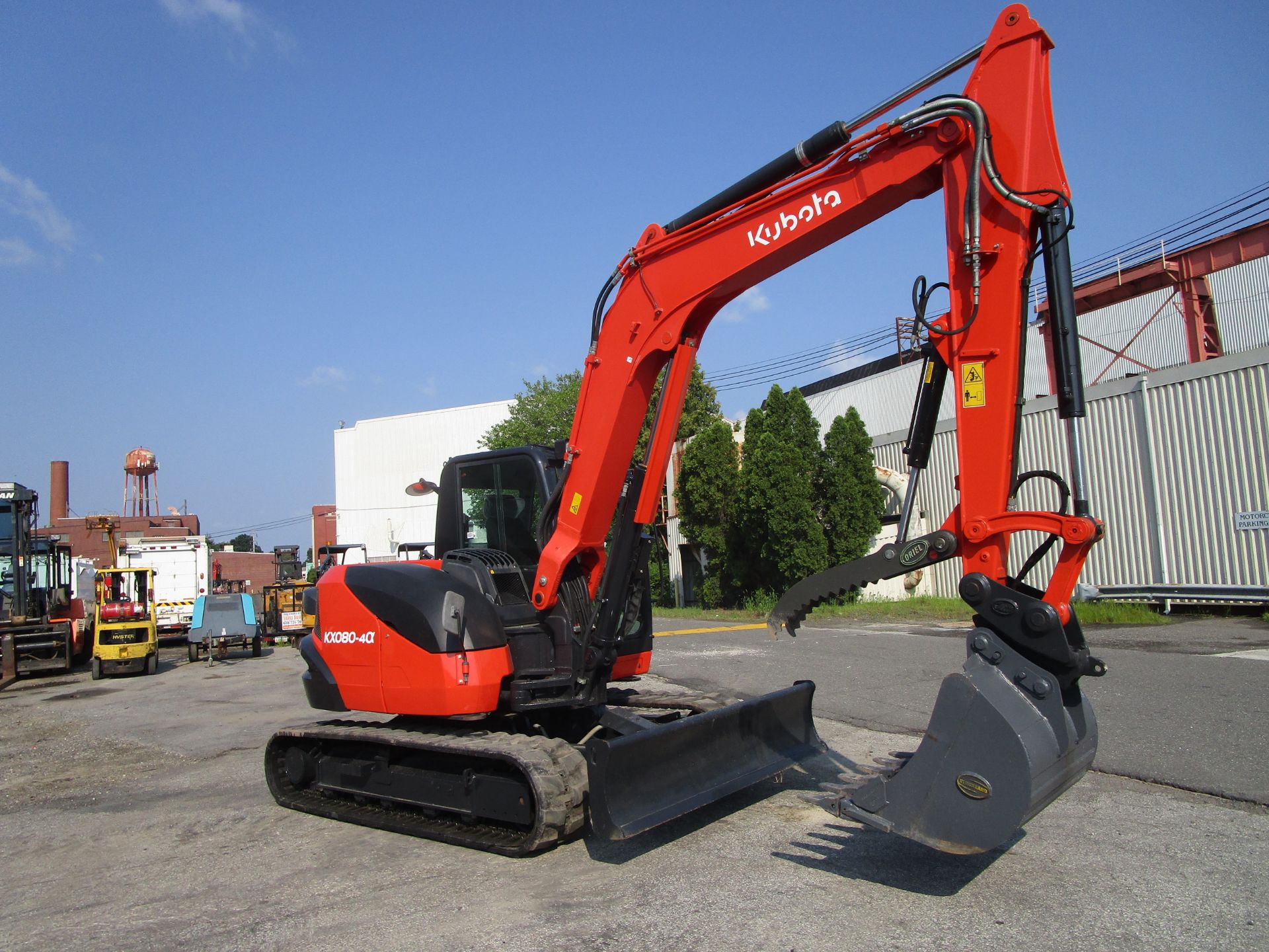 2018 KUBOTA KX080-4 HYDRAULIC EXCAVATOR - Image 9 of 10