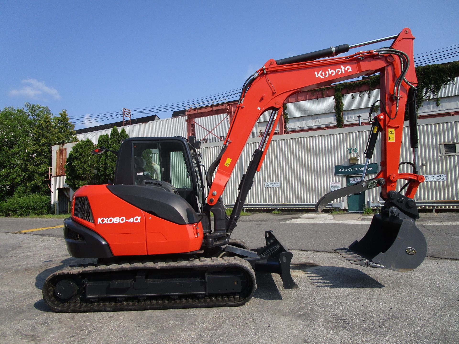 2018 KUBOTA KX080-4 HYDRAULIC EXCAVATOR - Image 8 of 10