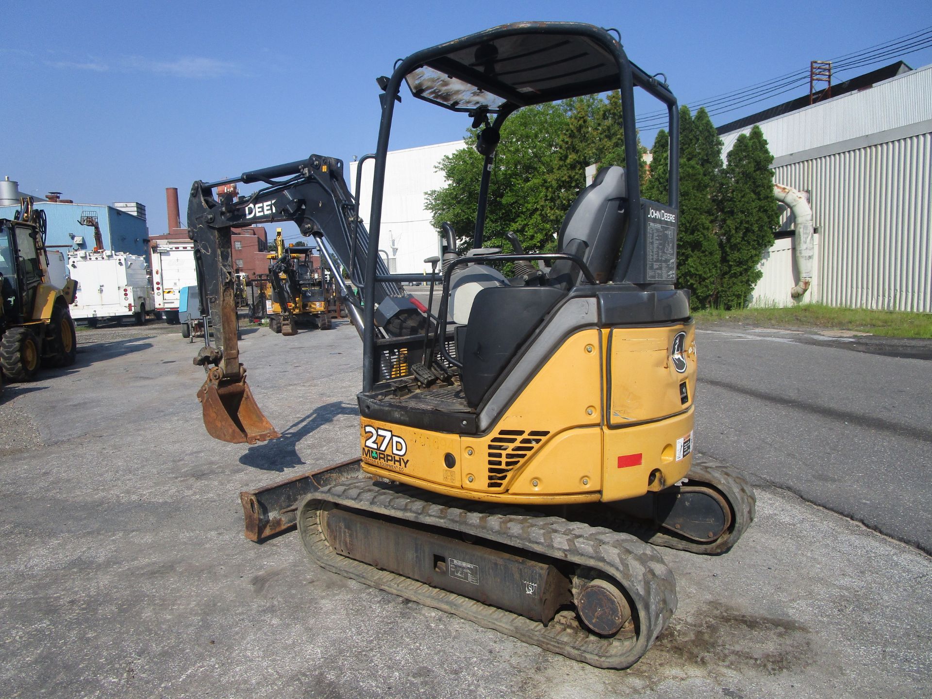 2016 John Deere 27D Mini Excavator - Image 3 of 9