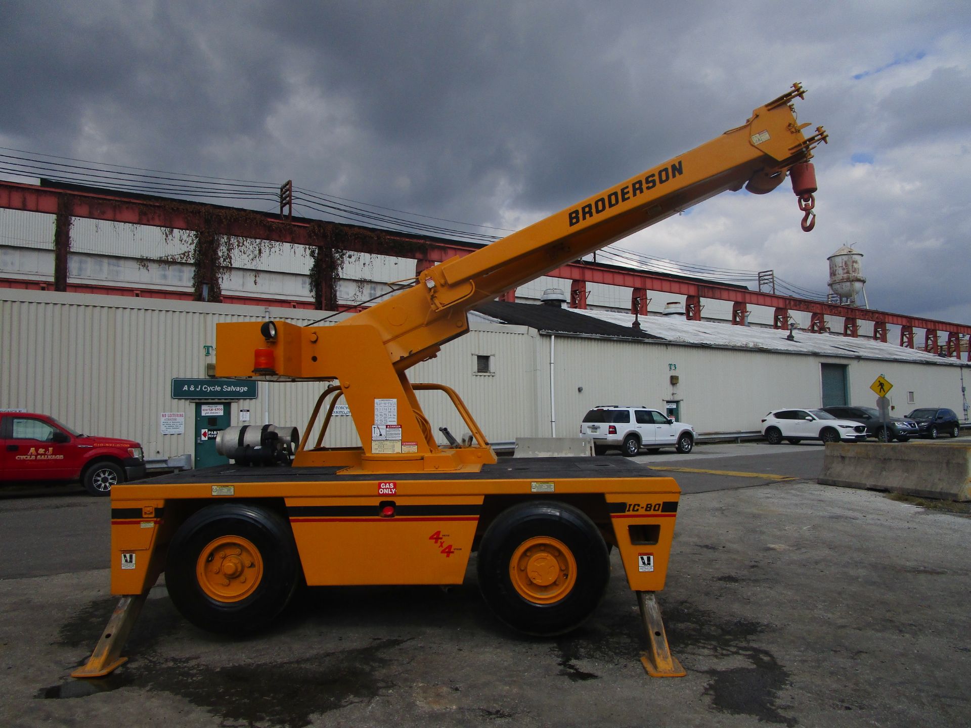 Broderson IC-80-3G Crane - Located in Lester, PA - Image 10 of 24