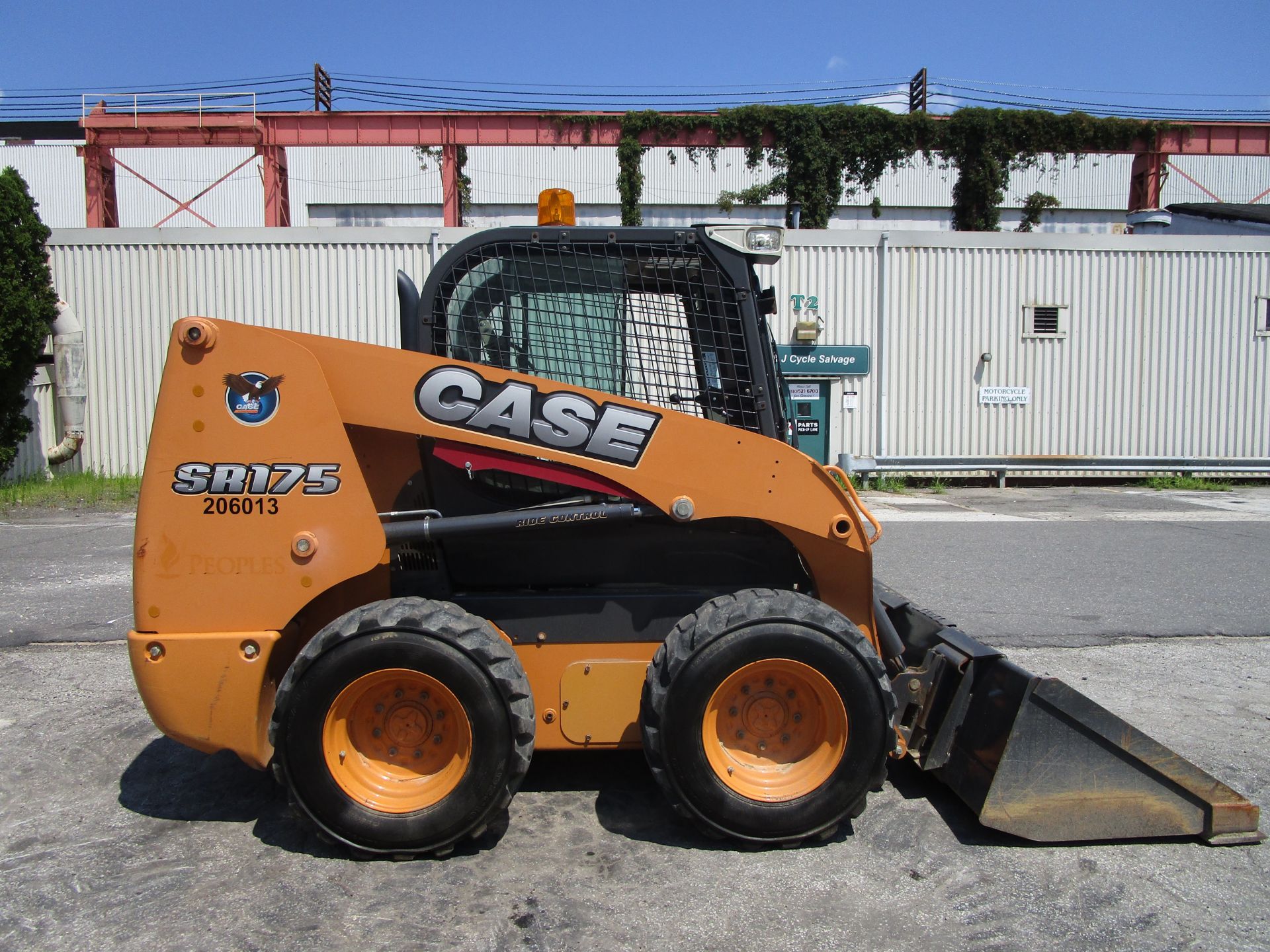 2012 Case SR175 High-Flow Skid Steer Loader -Low Hours Enclosed Cab Located in Lester, PA - Image 4 of 12
