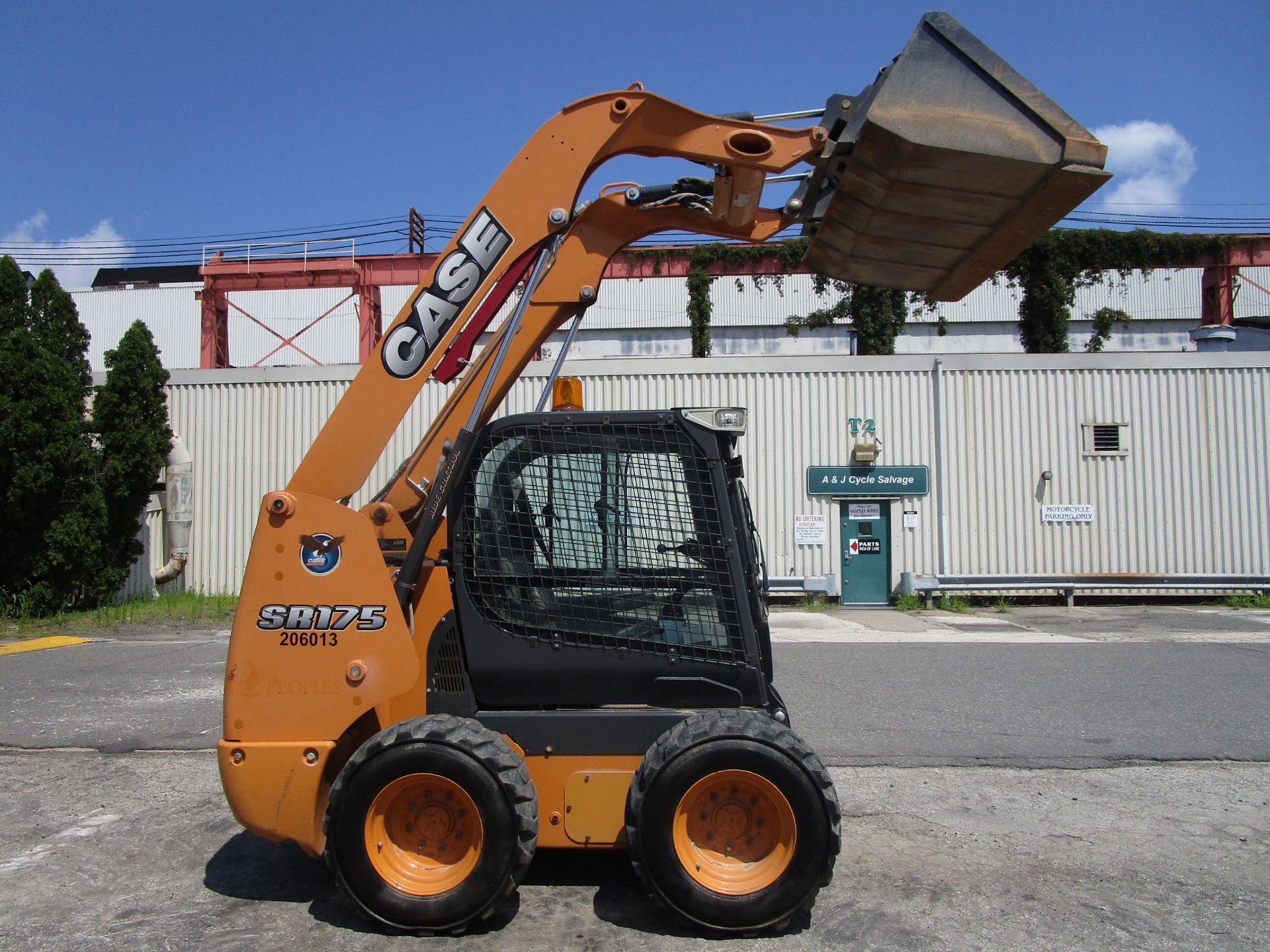 2012 Case SR175 High-Flow Skid Steer Loader -Low Hours Enclosed Cab Located in Lester, PA - Image 6 of 12