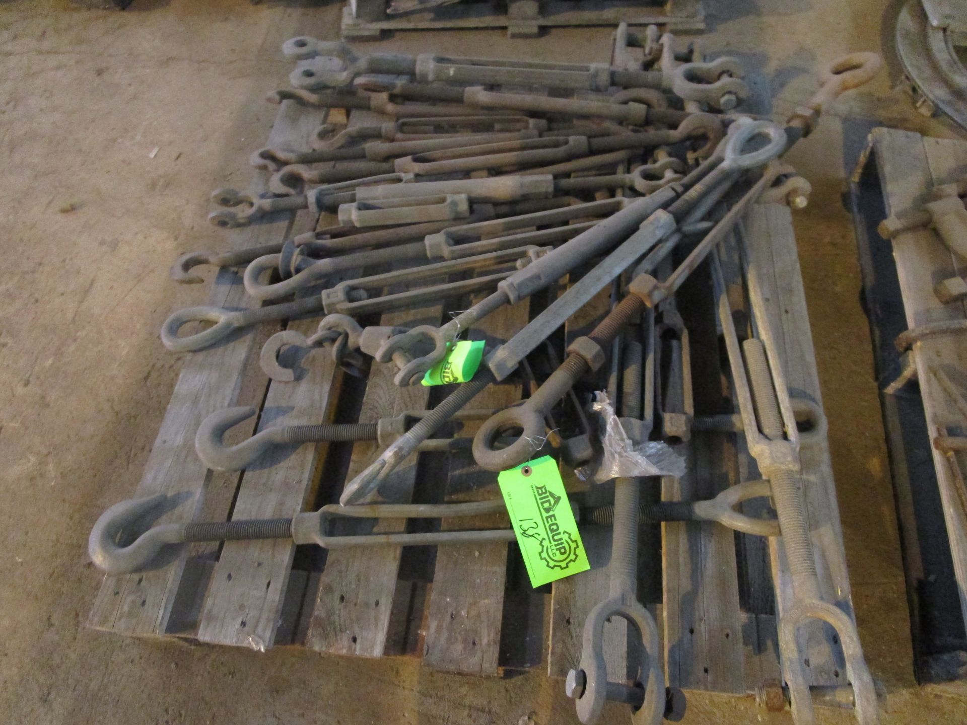 Pallet of Turn Buckles and Clamps -Located in Cinnaminson, NJ