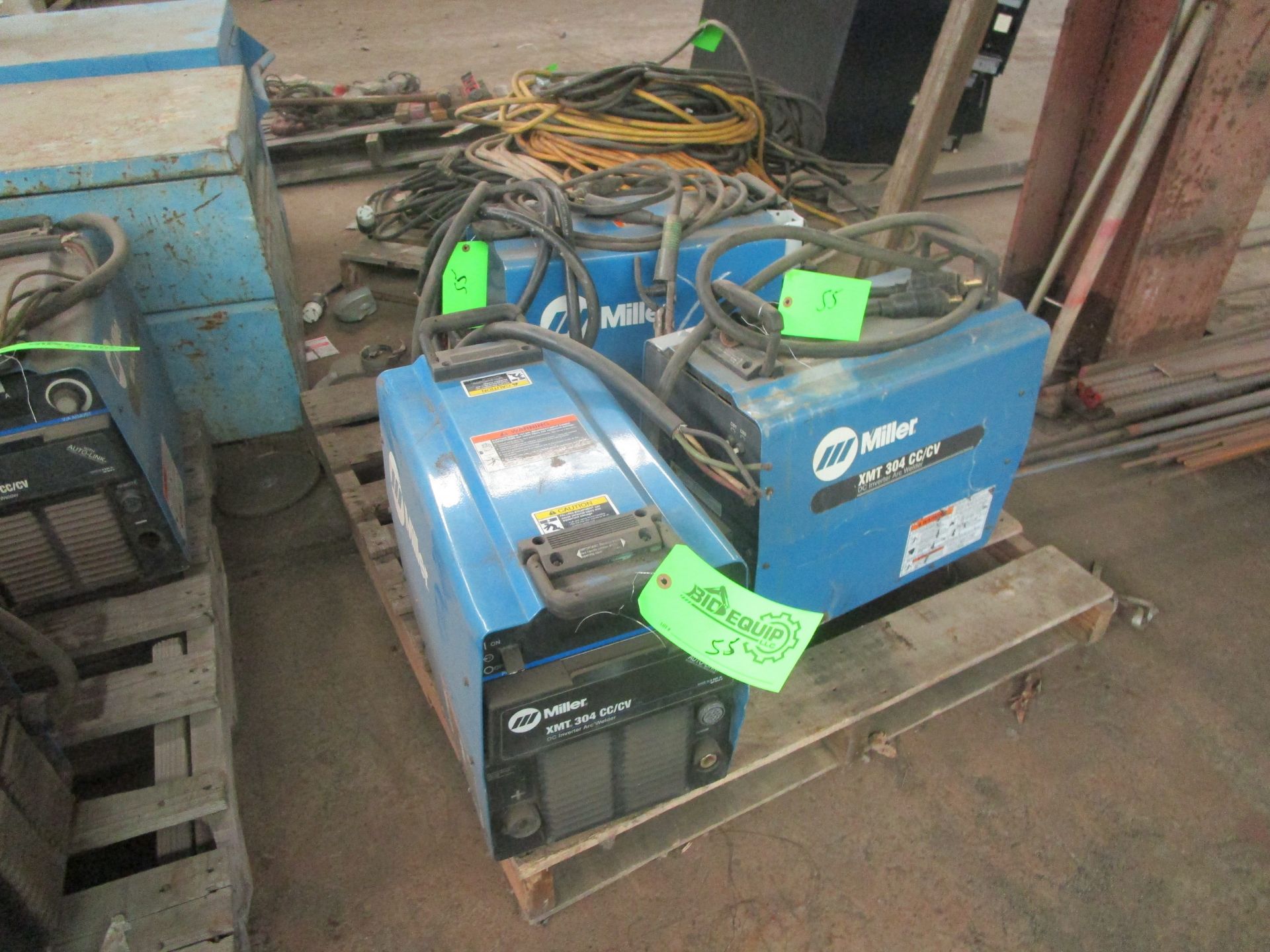 Lot of 3 Miller XMT304 Welders -Located in Cinnaminson, NJ