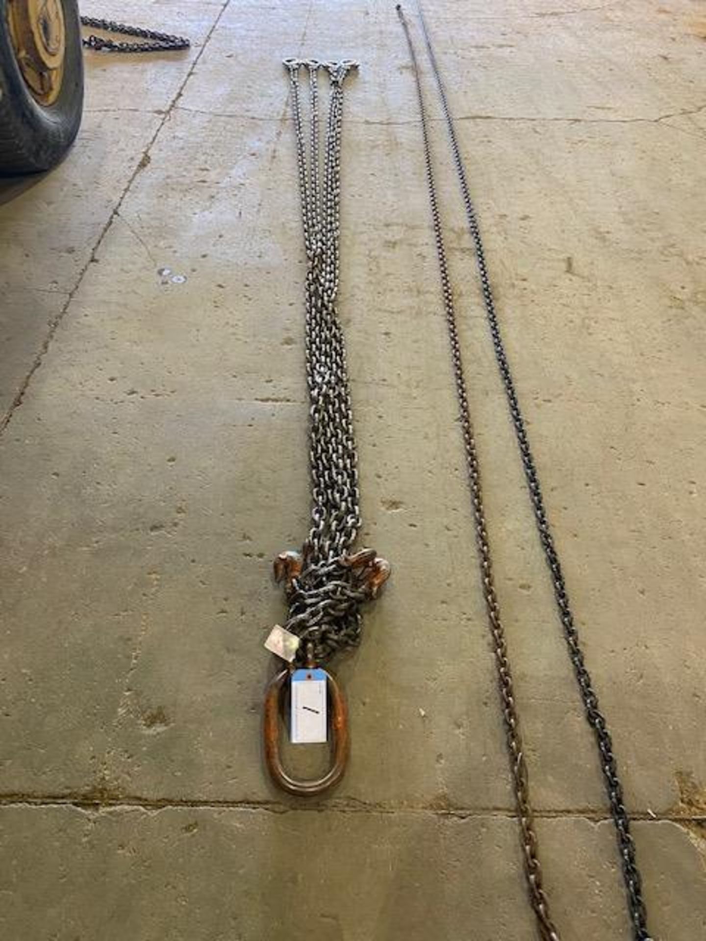 12FT 3/8IN 4 WAY SPREADER CHAIN, 18,400LB