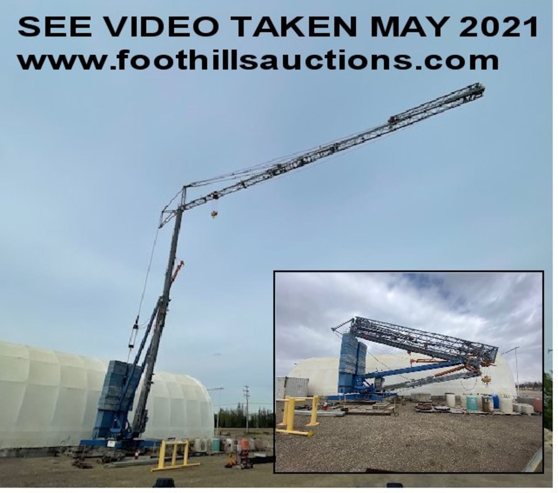 FMGru1035 FBI SELF ERECTING CRANE, S/N 13423 LAST INSPECTION SEPTEMBER 2016 SEE VIDEO, **SEE NOTE** - Image 2 of 16