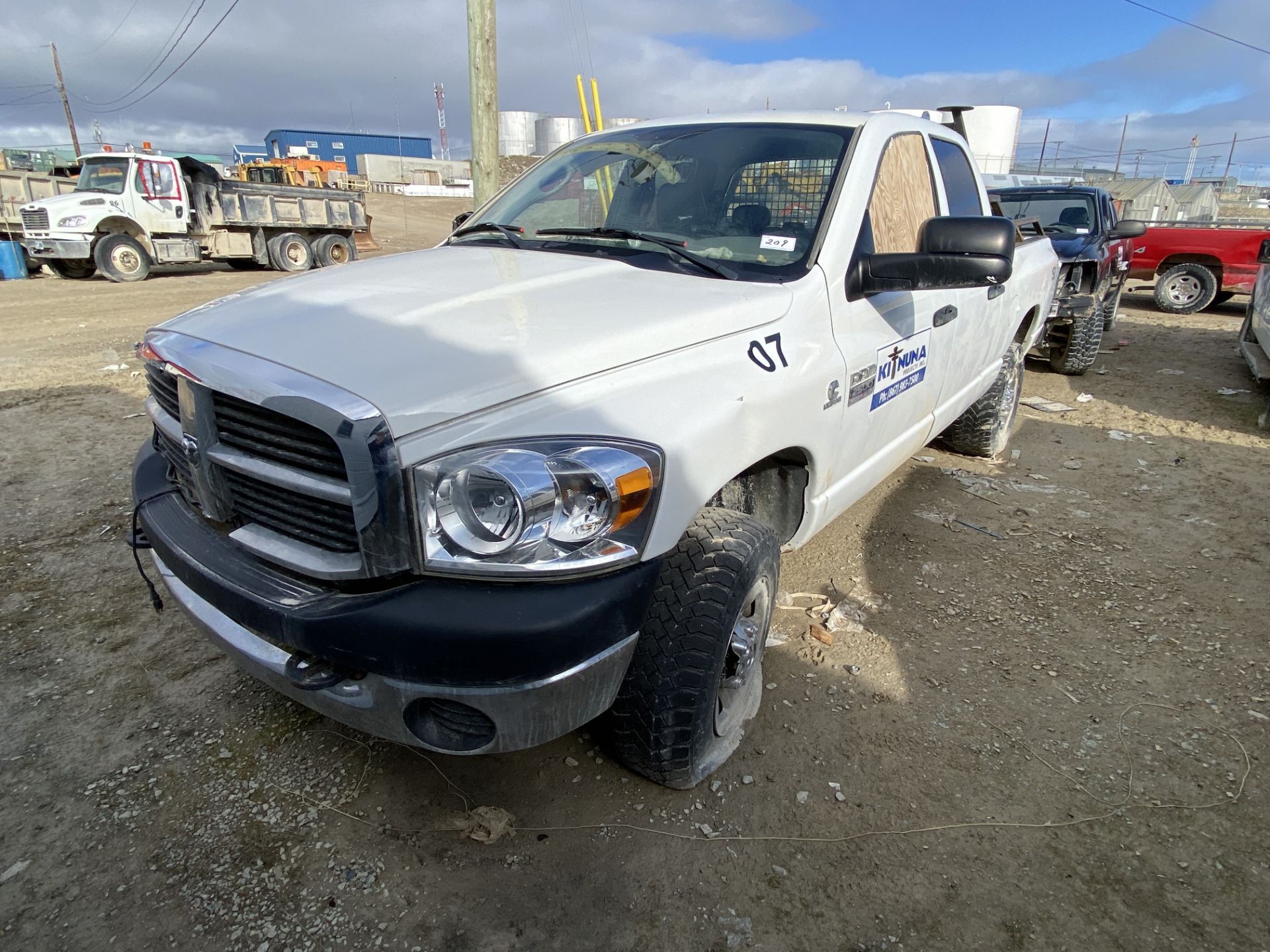 2007 DODGE 2500HD 4X4 DIESEL S/N 1D7KS28C47J542709 - NOT RUNNING